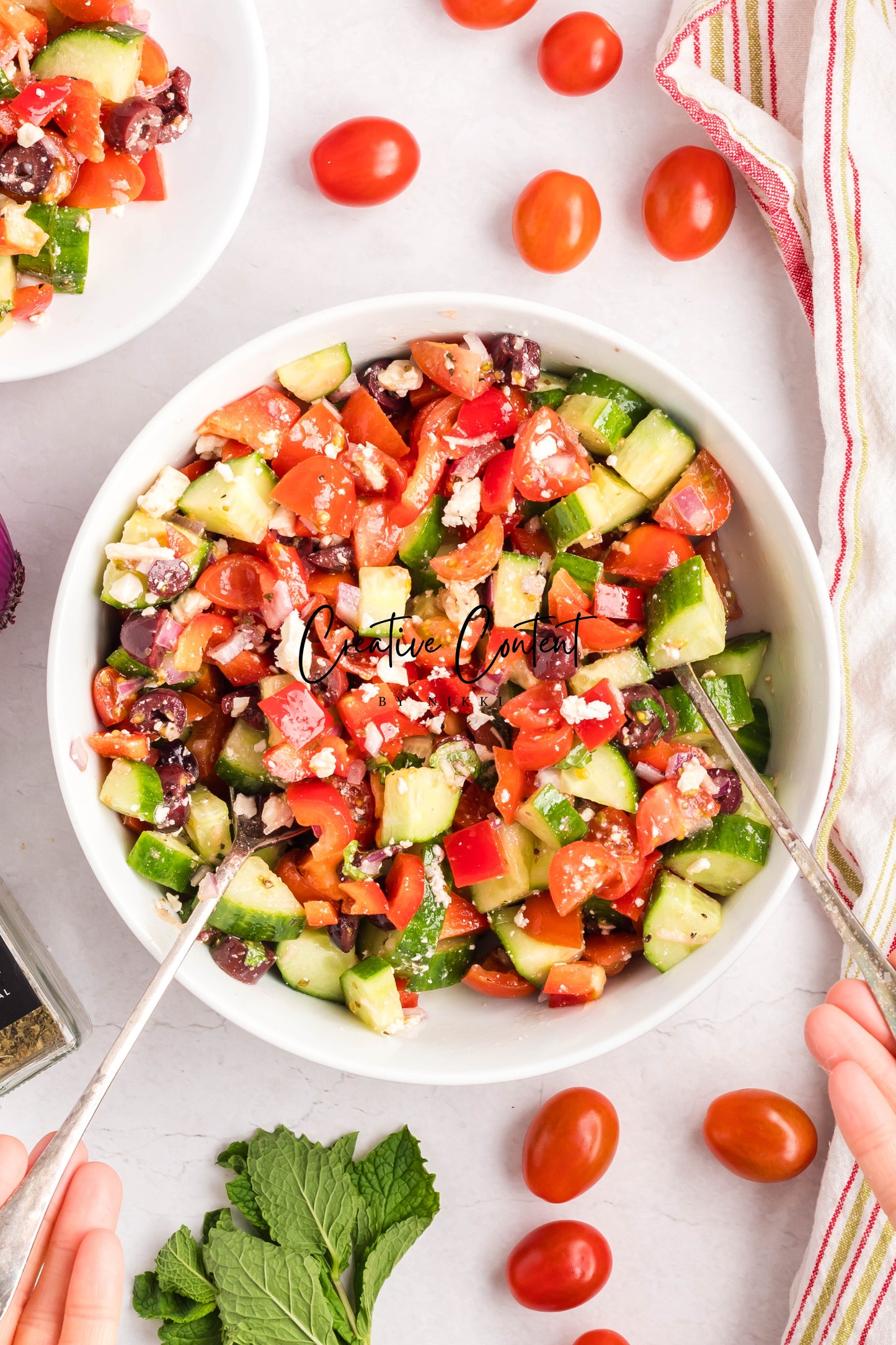 Greek Chopped Salad - Set 1 of 2