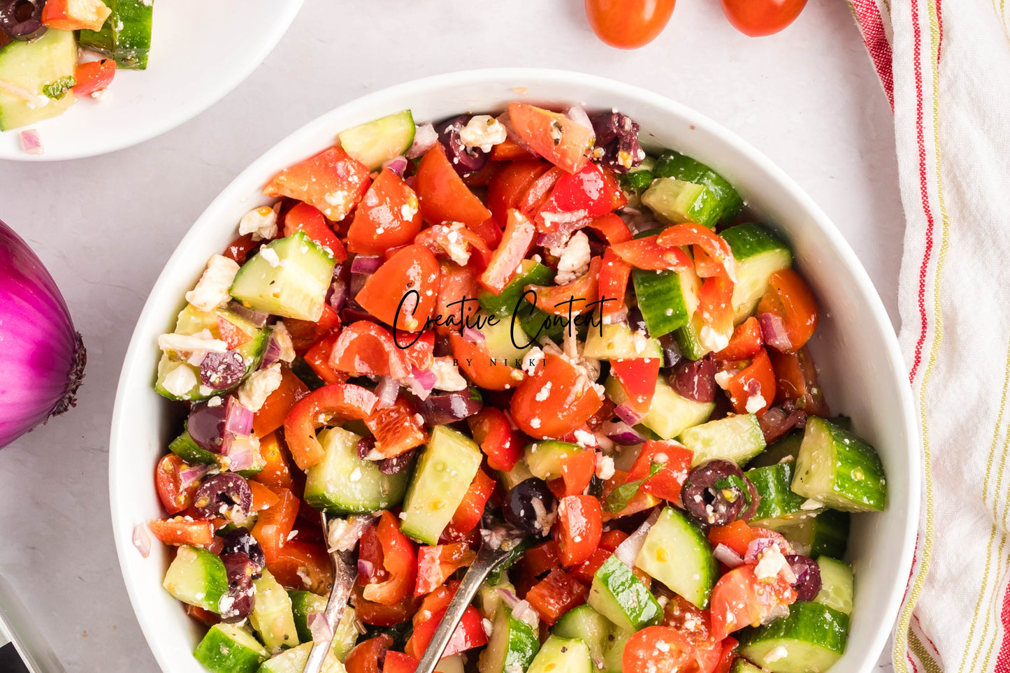 Greek Chopped Salad - Set 1 of 2