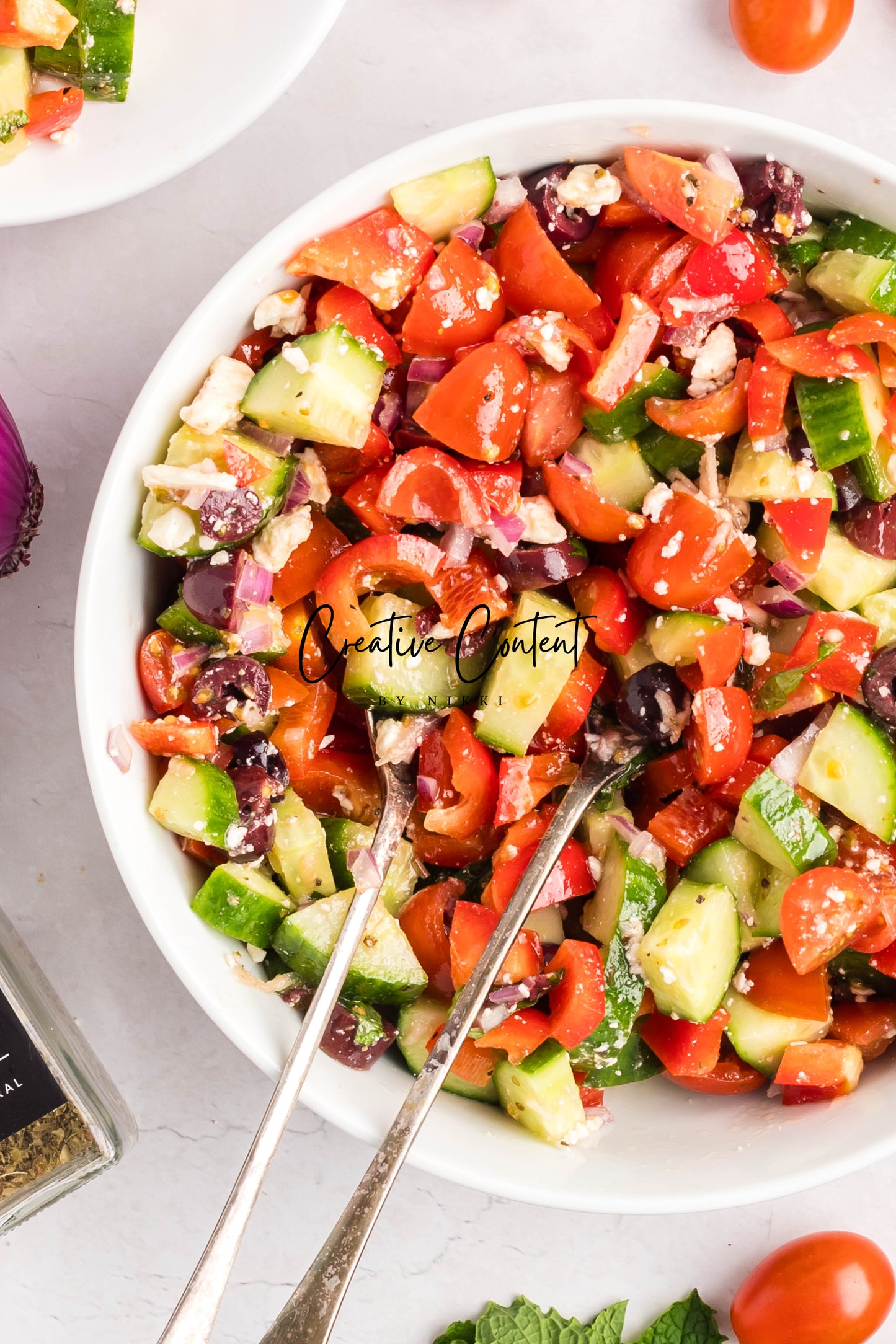 Greek Chopped Salad - Set 1 of 2