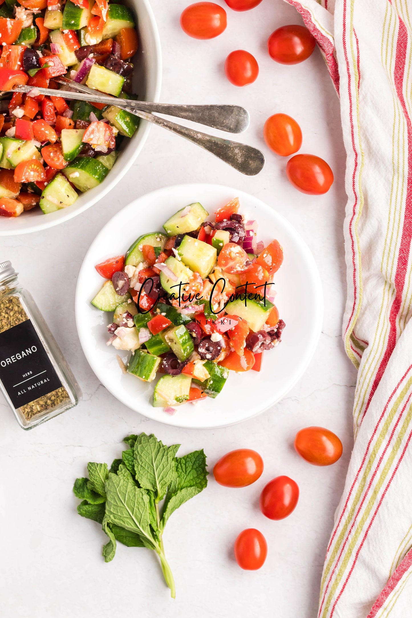 Greek Chopped Salad - Set 1 of 2