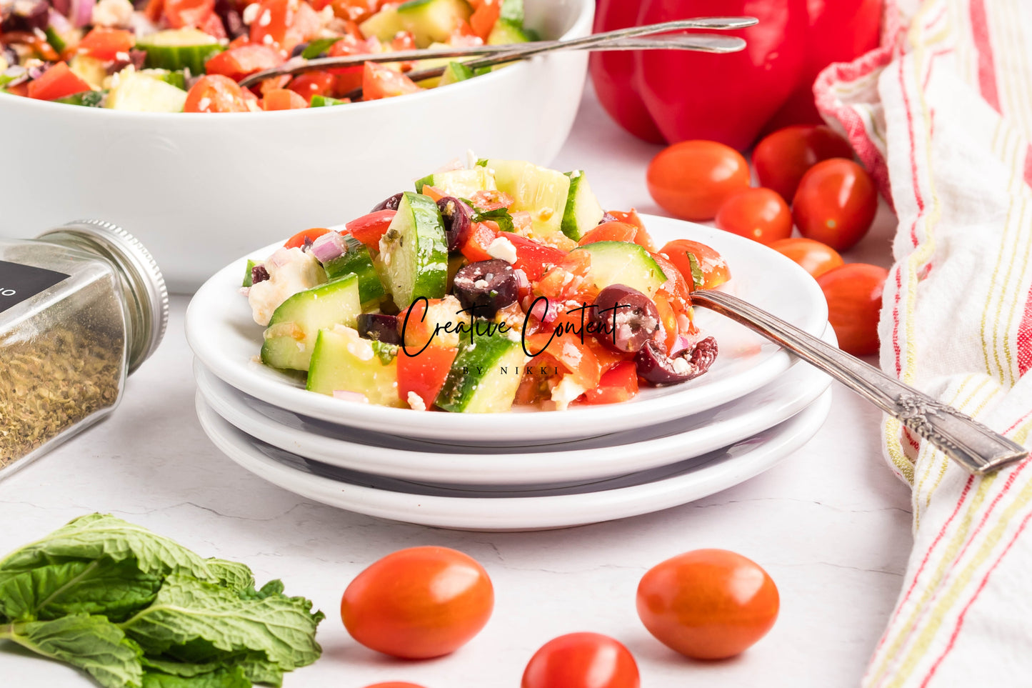Greek Chopped Salad - Set 1 of 2