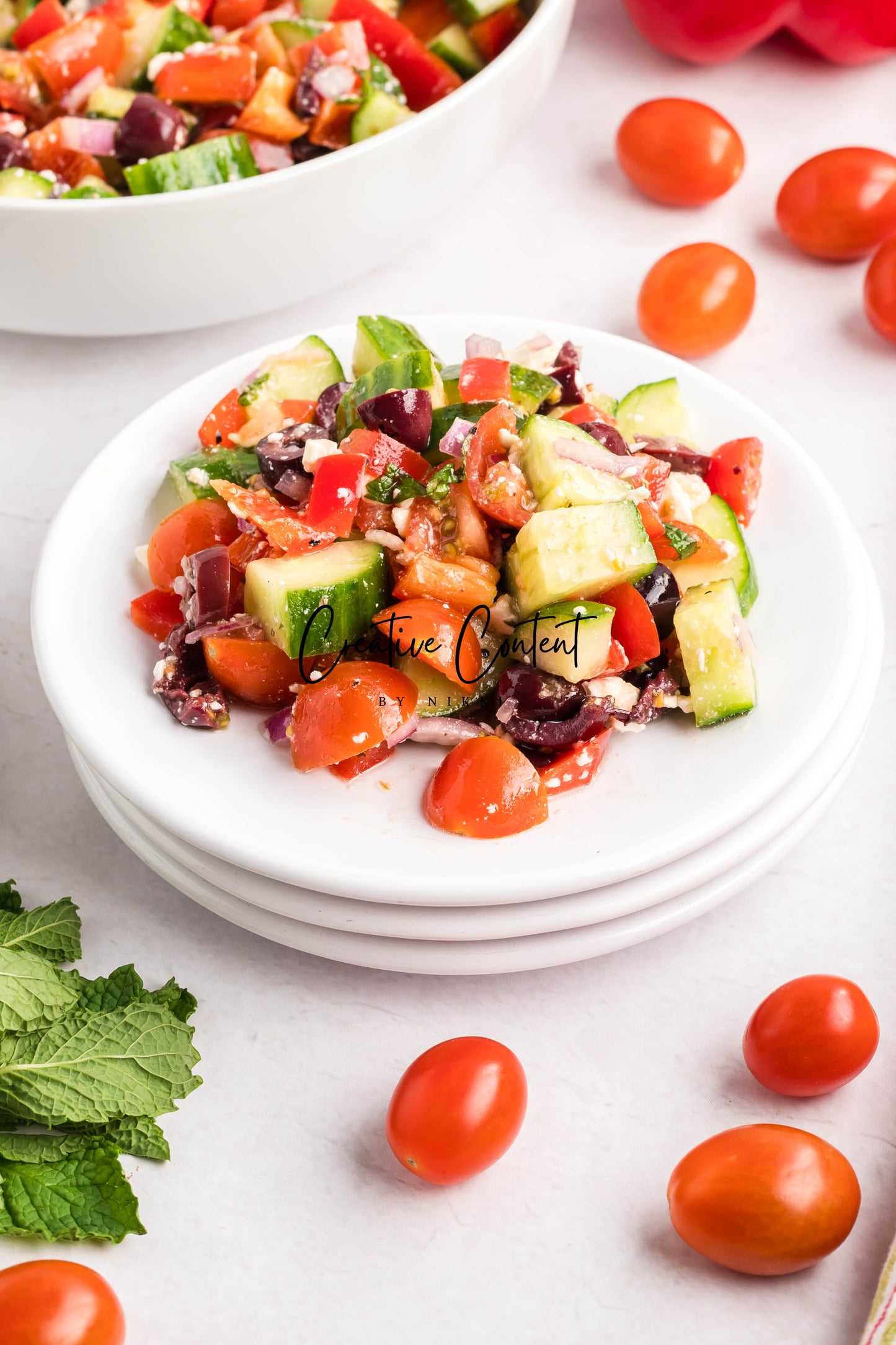 Greek Chopped Salad - Set 1 of 2