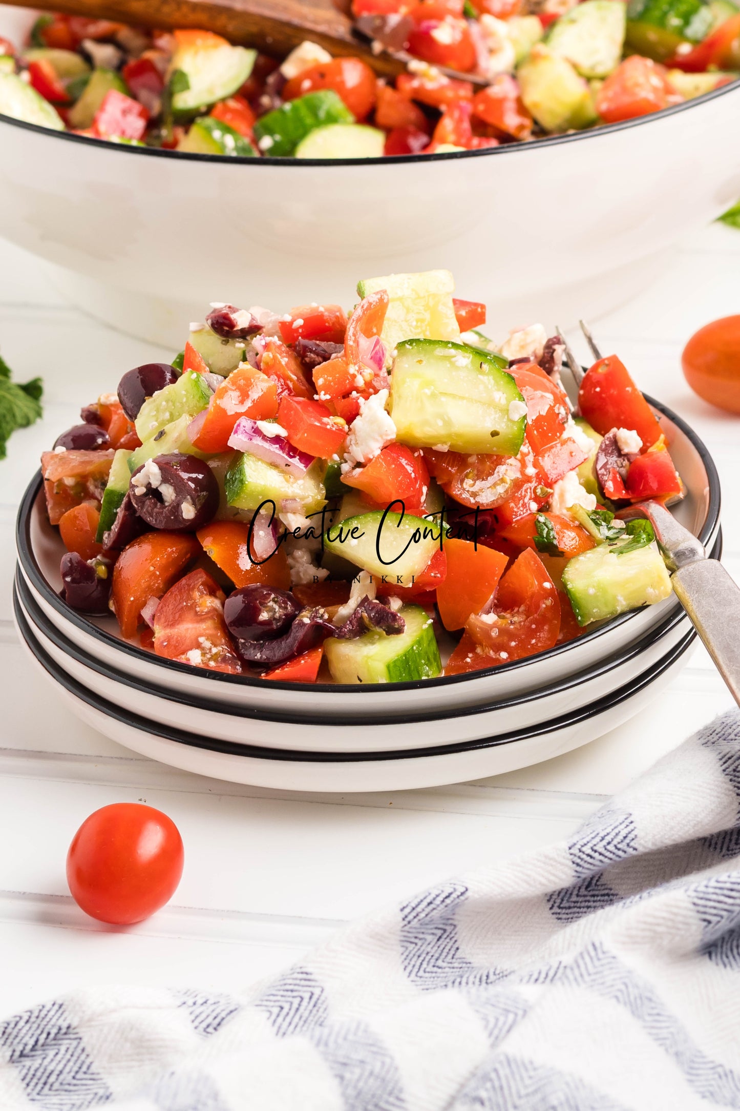 Greek Chopped Salad - Set 2 of 2