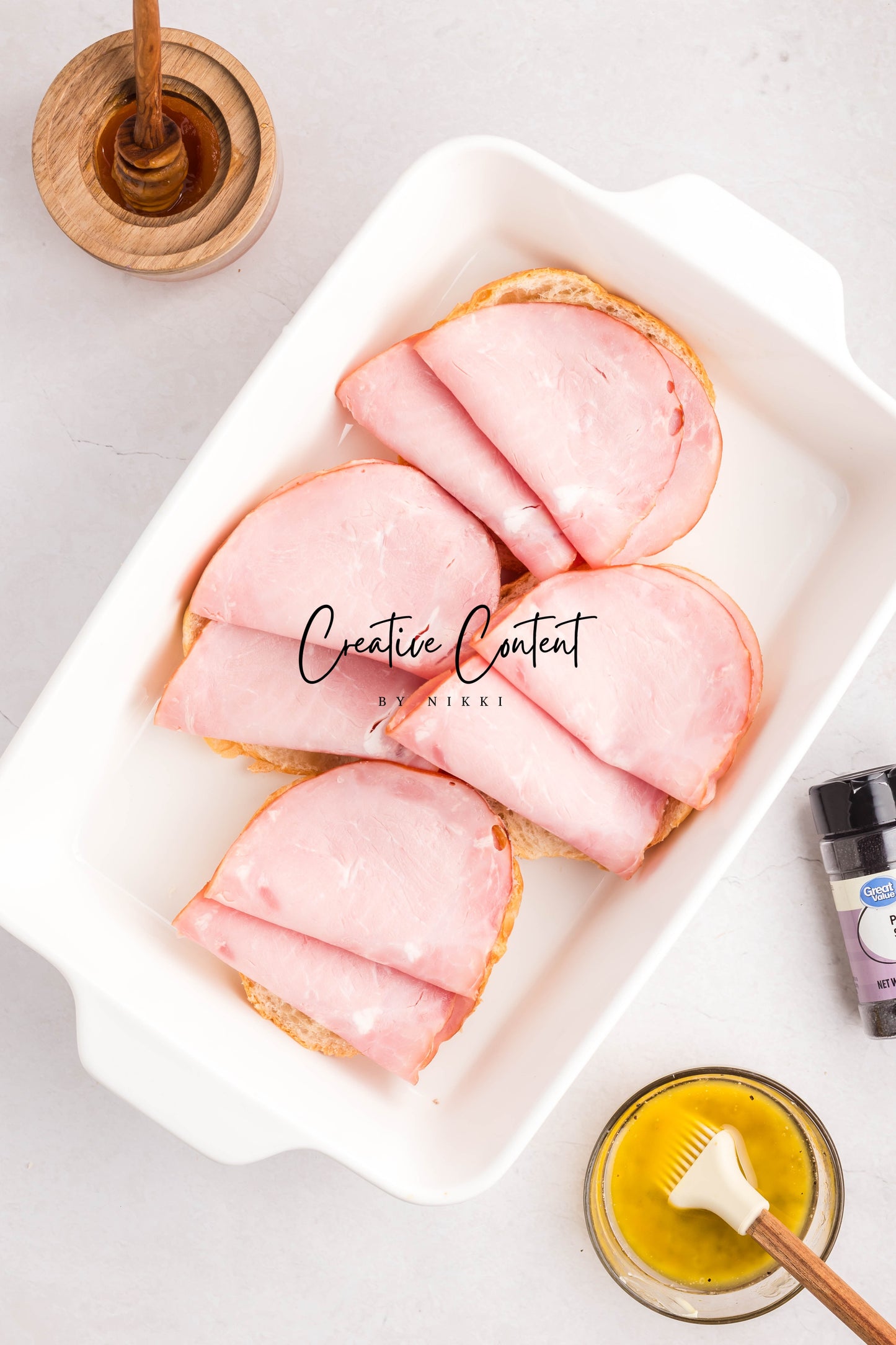 Ham and Cheese Croissants - Set 1 of 2