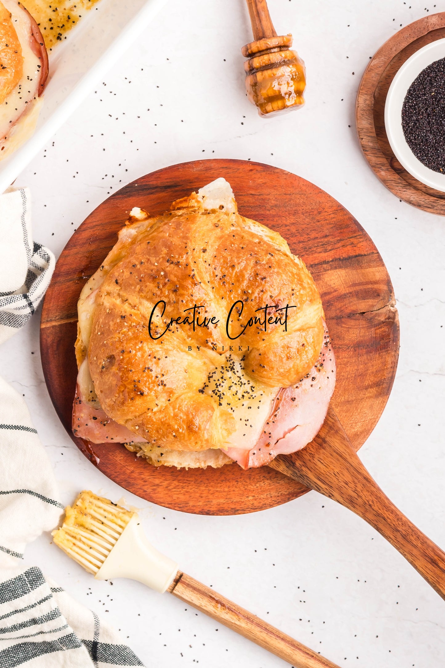 Ham and Cheese Croissants - Set 1 of 2