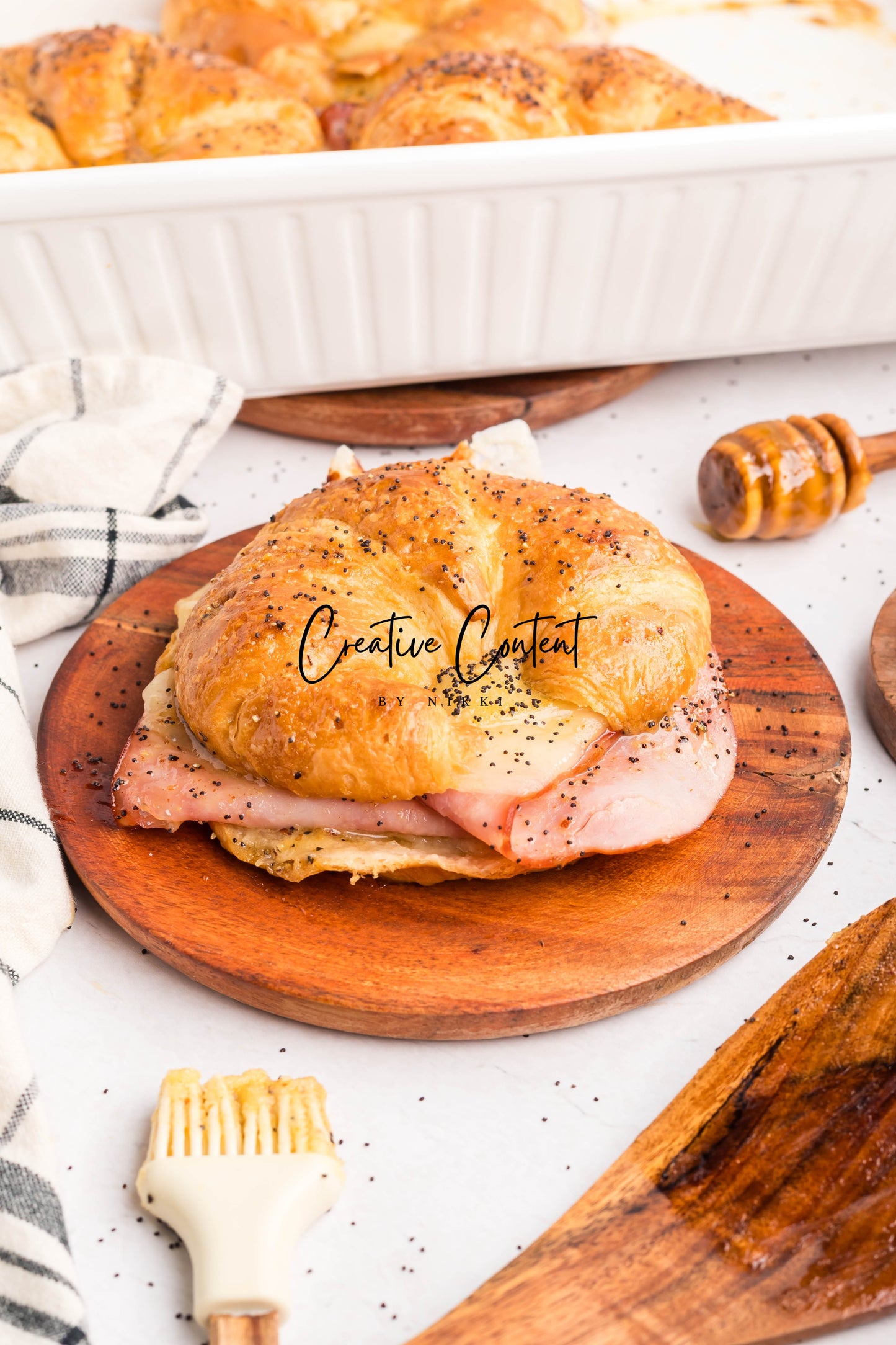Ham and Cheese Croissants - Set 1 of 2