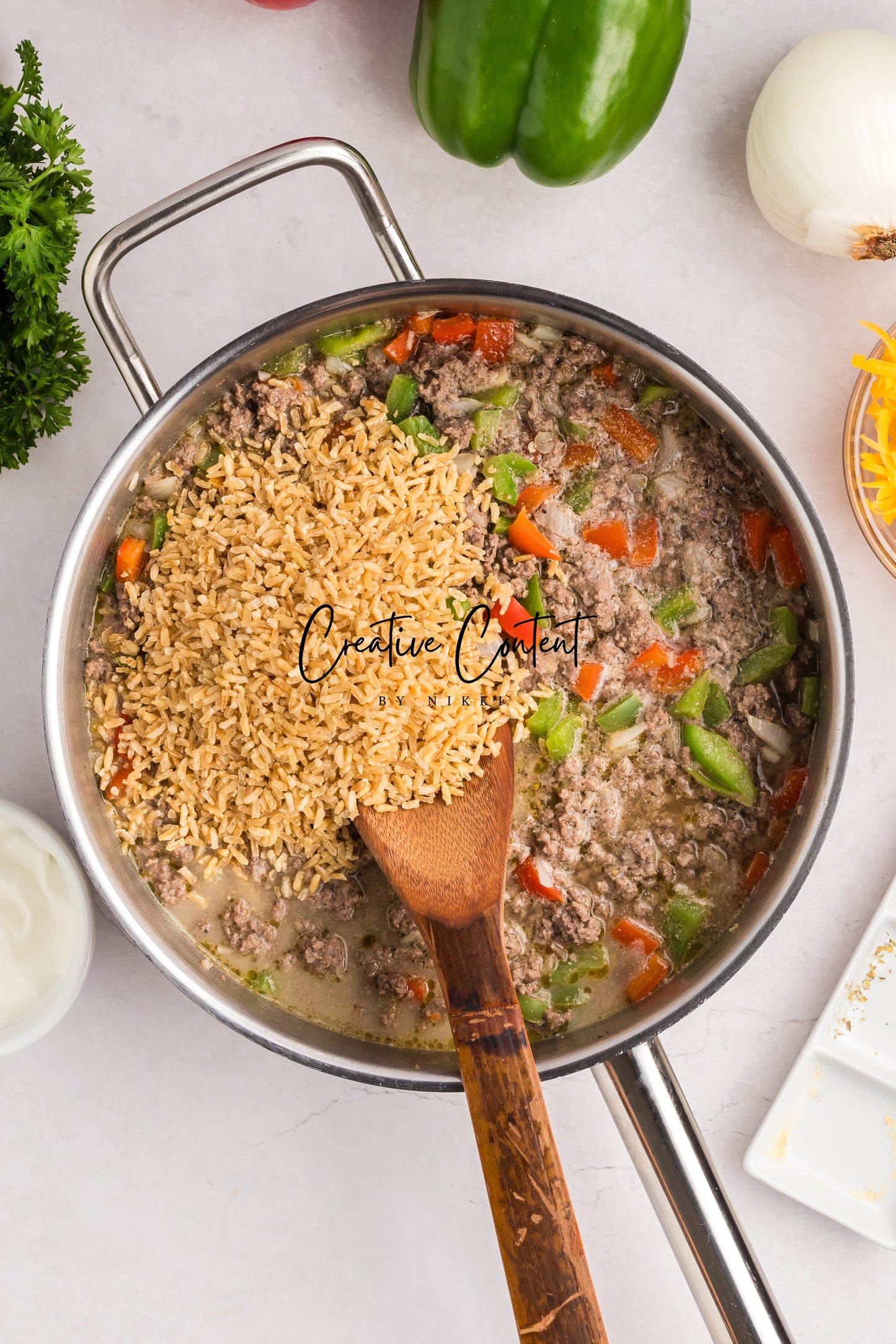 Hamburger Rice Casserole - Exclusive
