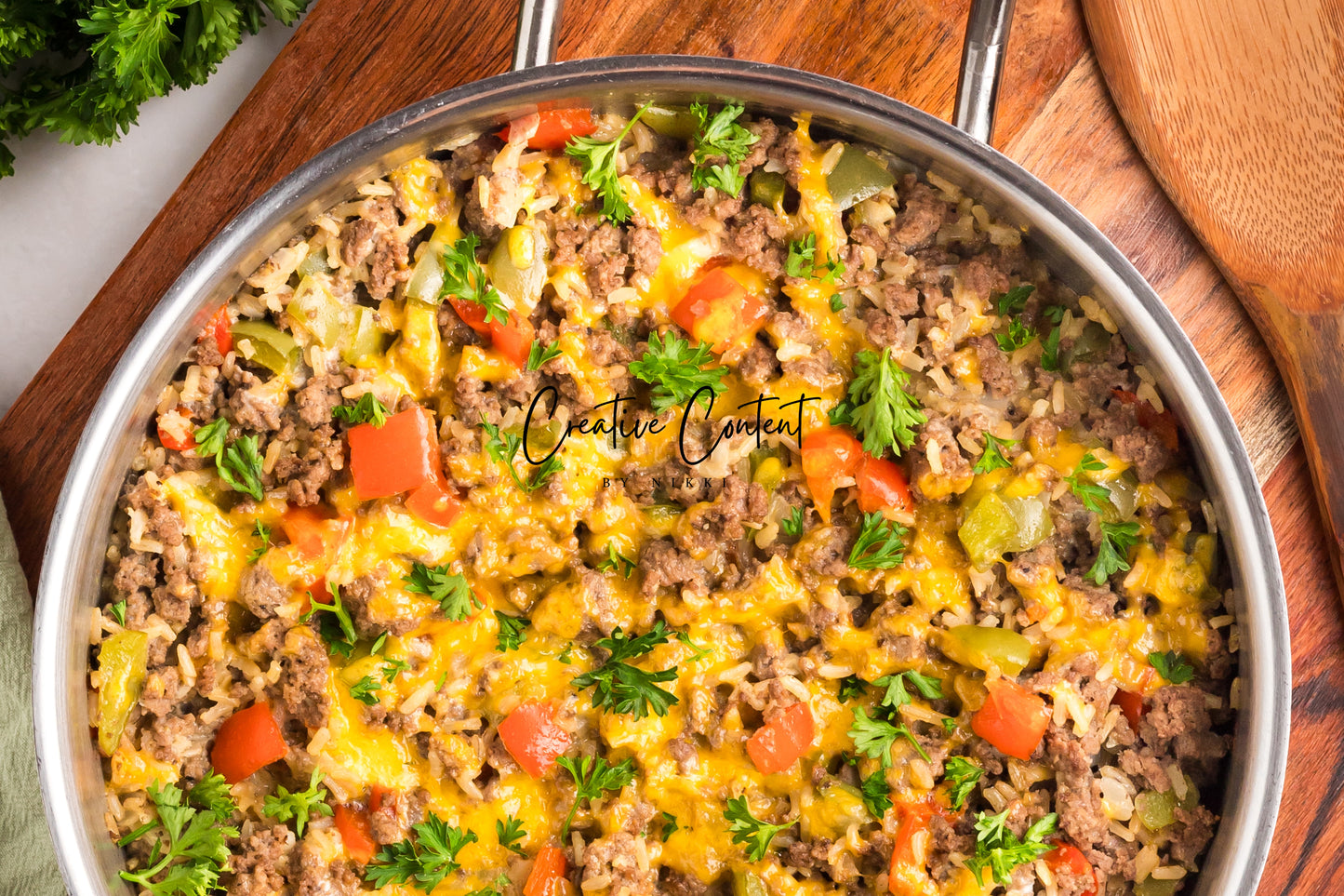 Hamburger Rice Casserole - Exclusive