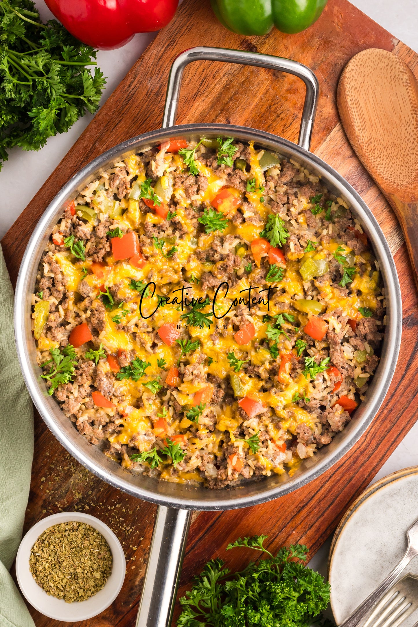 Hamburger Rice Casserole - Exclusive