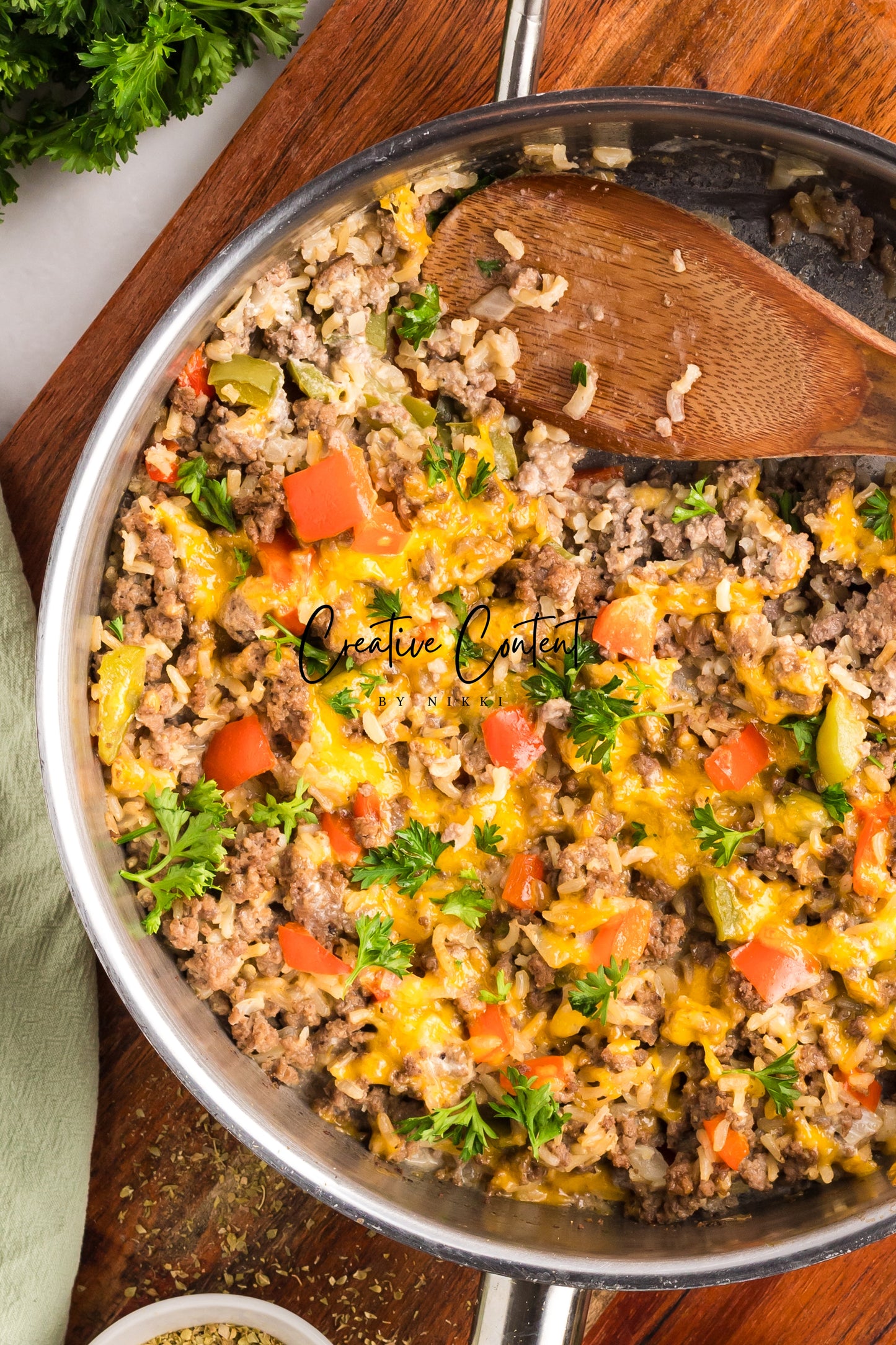 Hamburger Rice Casserole - Exclusive