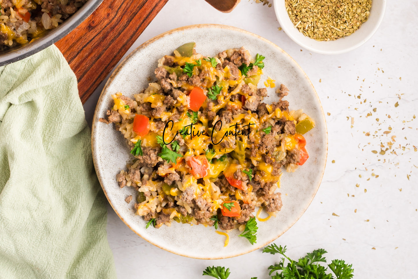 Hamburger Rice Casserole - Exclusive