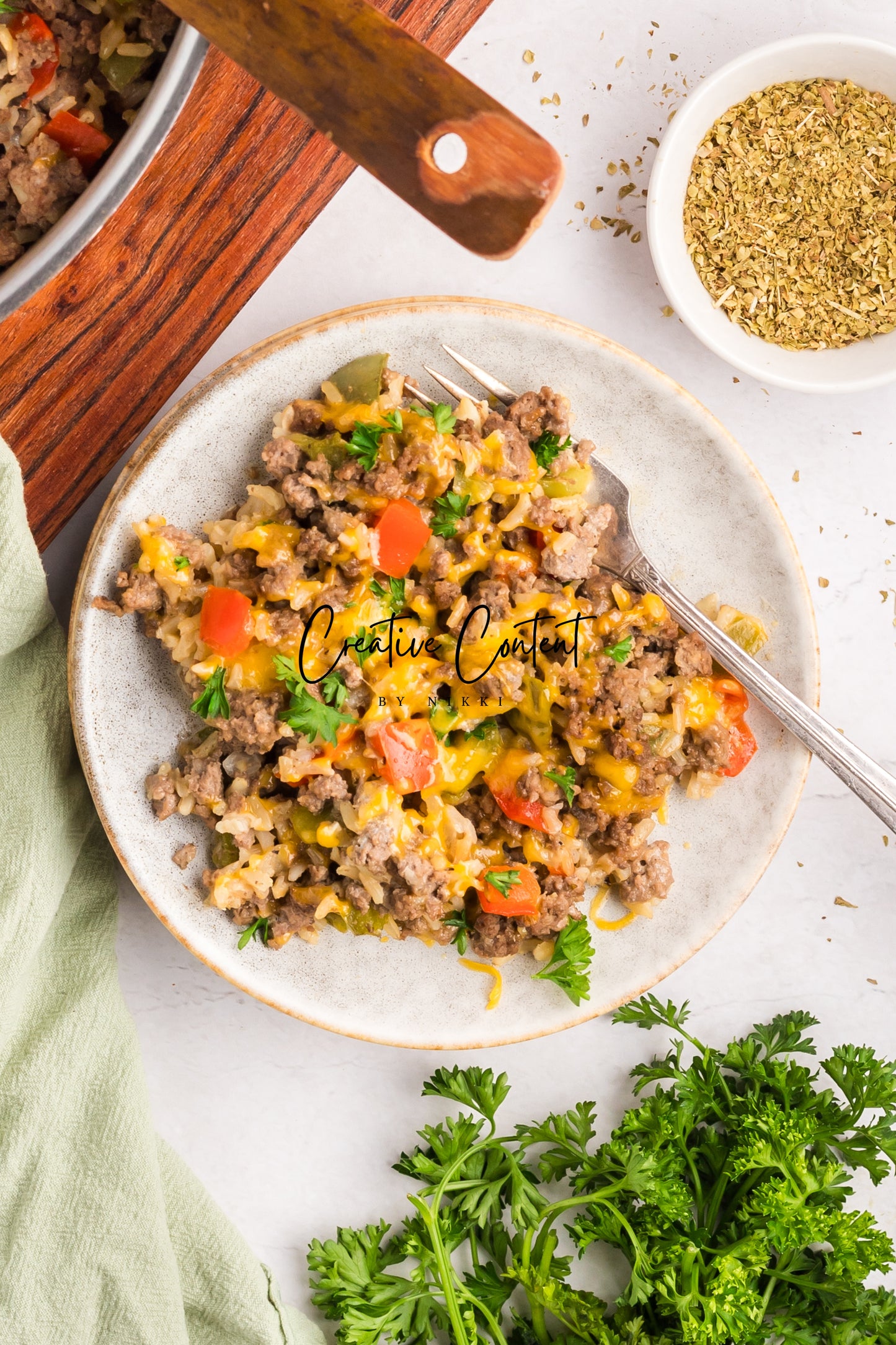 Hamburger Rice Casserole - Exclusive
