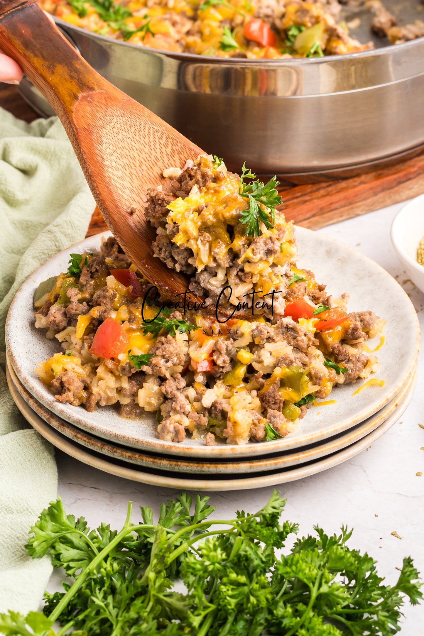 Hamburger Rice Casserole - Exclusive