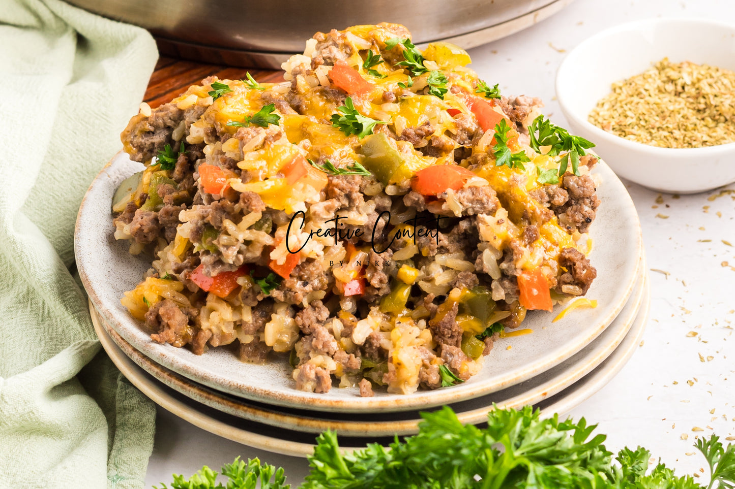 Hamburger Rice Casserole - Exclusive