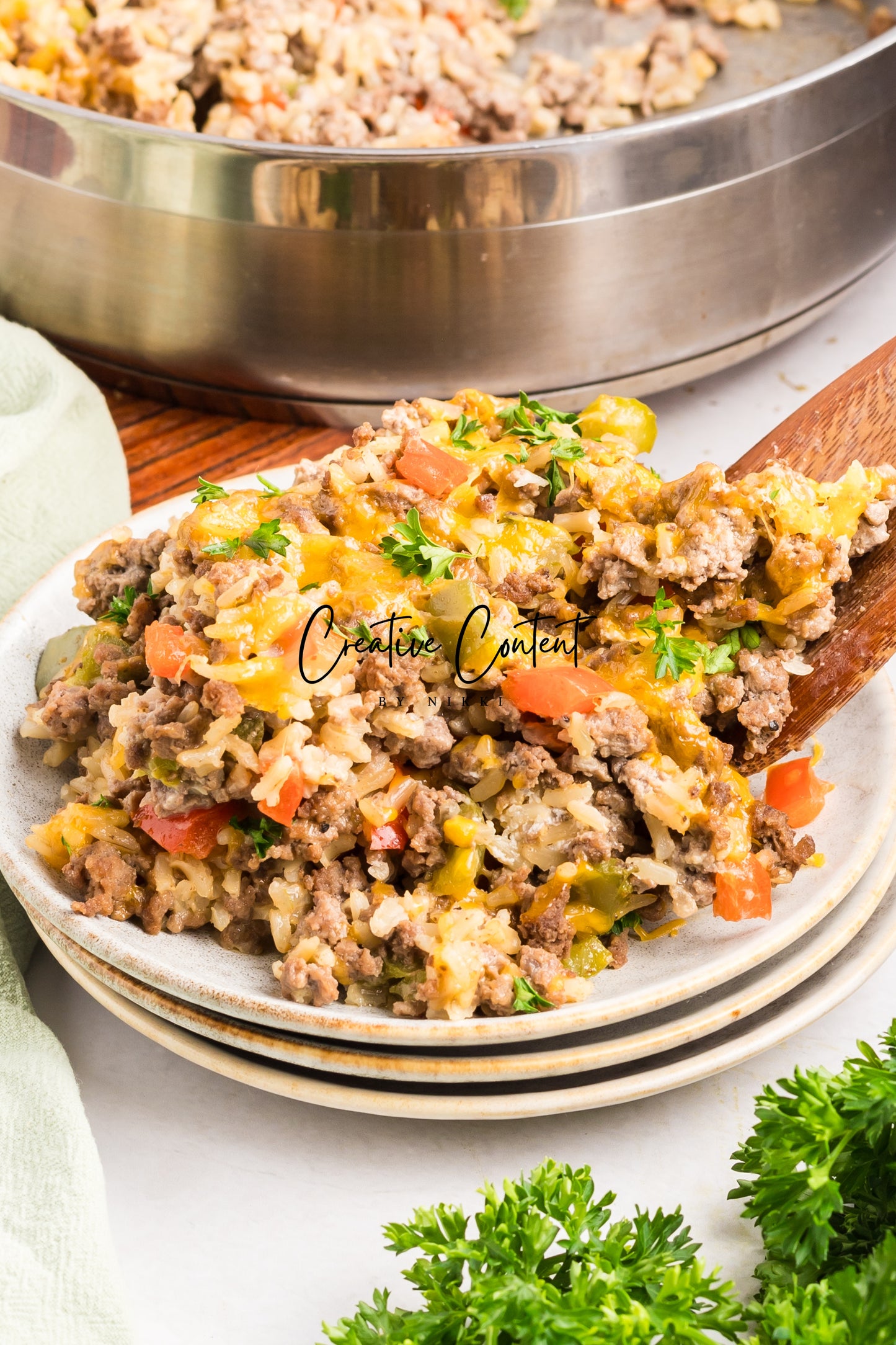Hamburger Rice Casserole - Exclusive