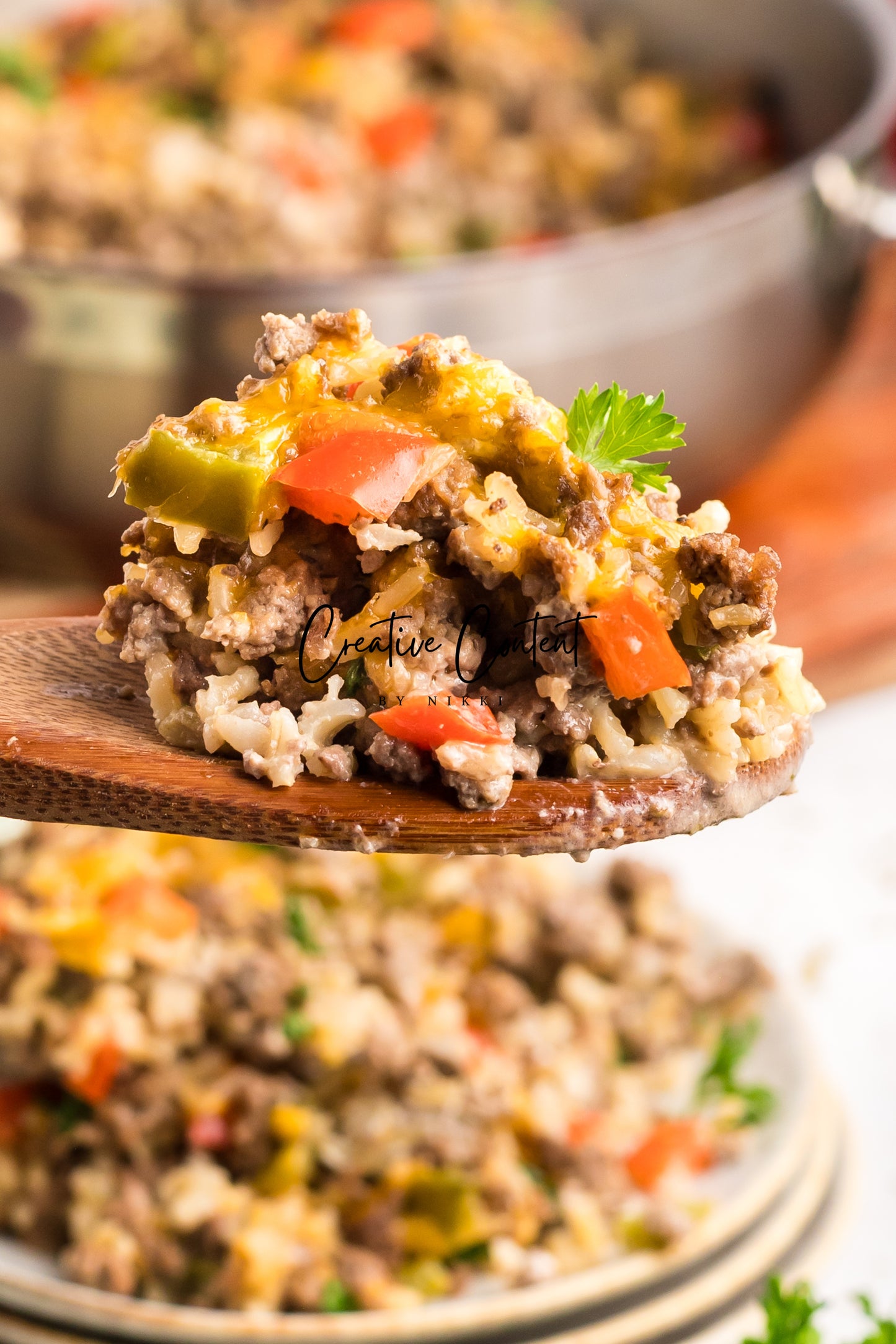 Hamburger Rice Casserole - Exclusive