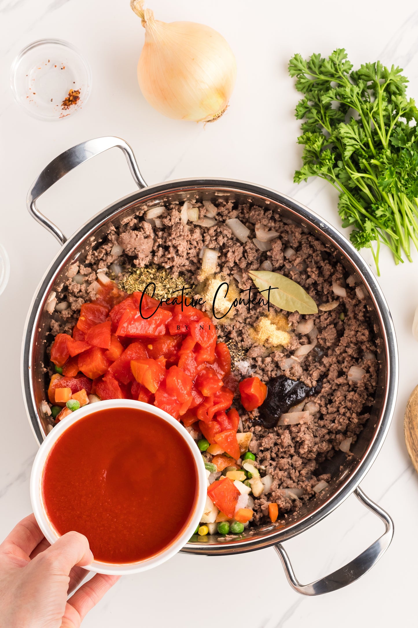 Hamburger Vegetable Soup - Set 2 of 2