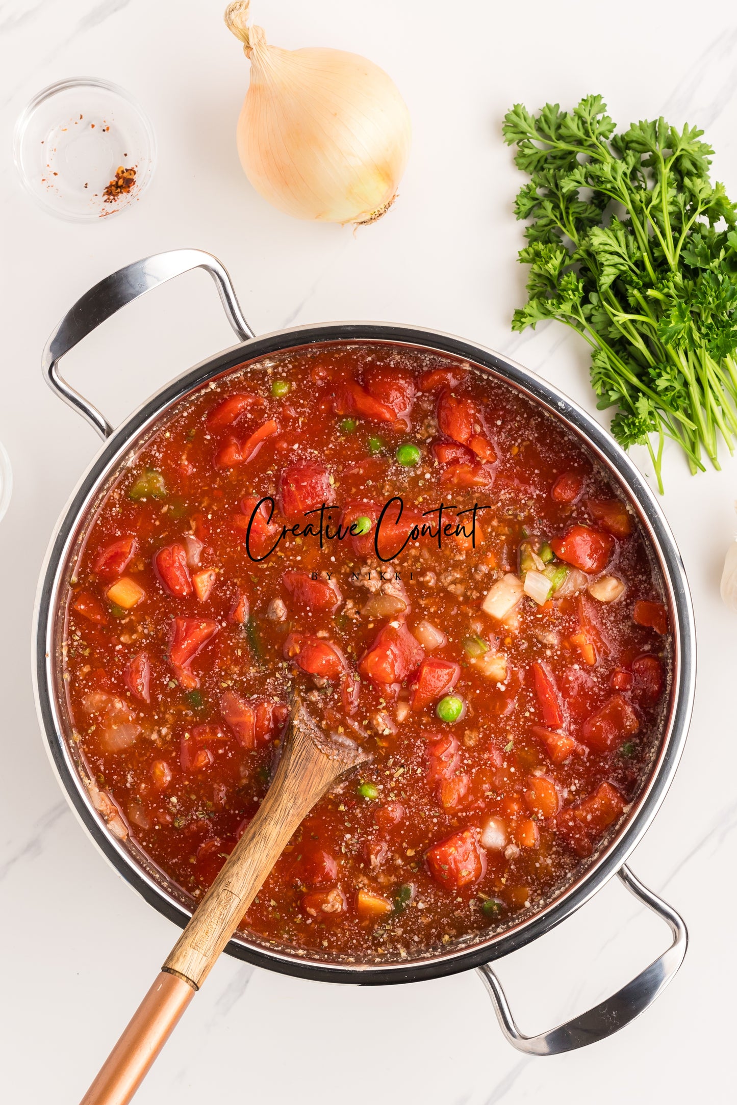 Hamburger Vegetable Soup - Set 2 of 2