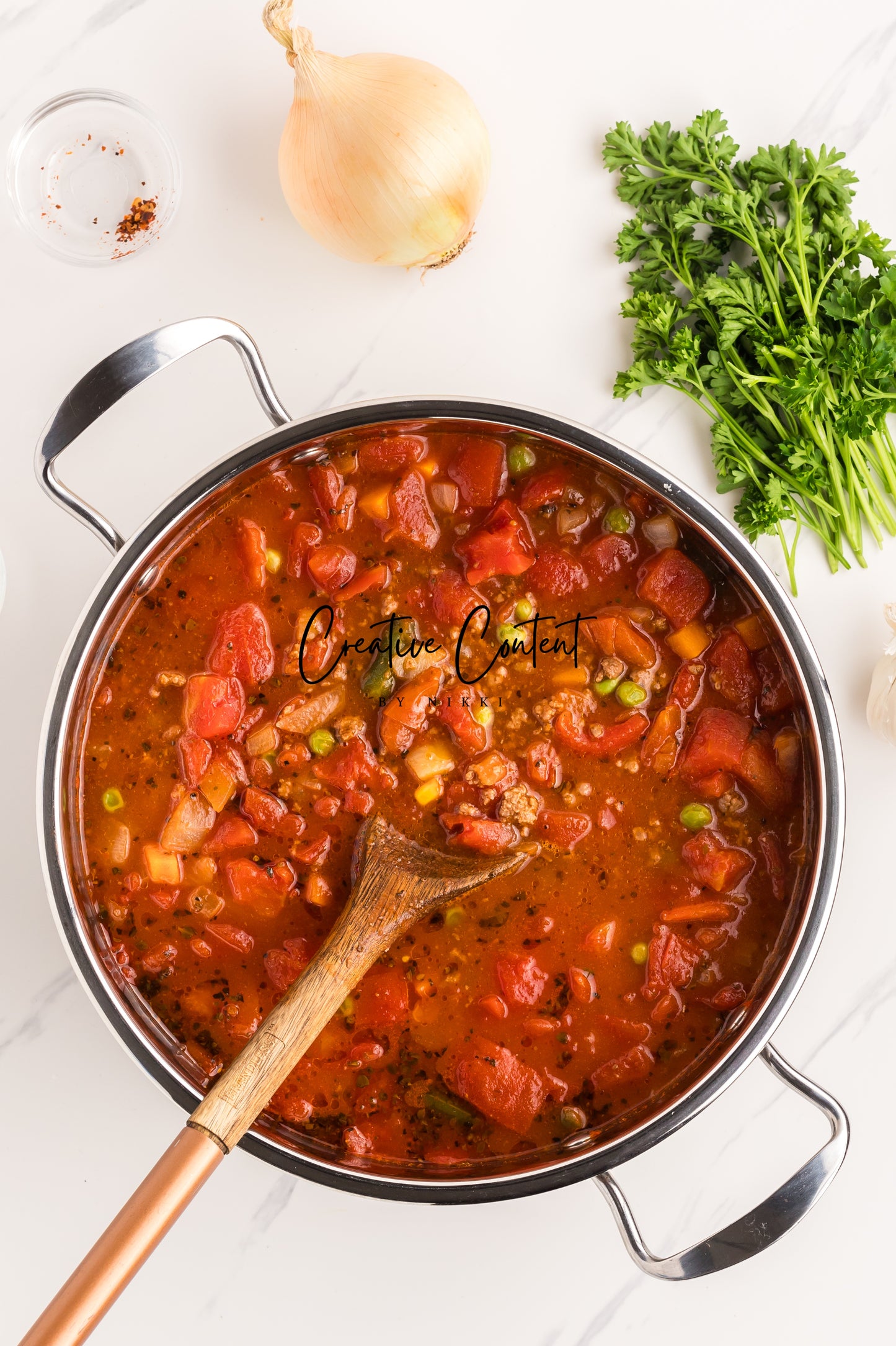 Hamburger Vegetable Soup - Set 2 of 2