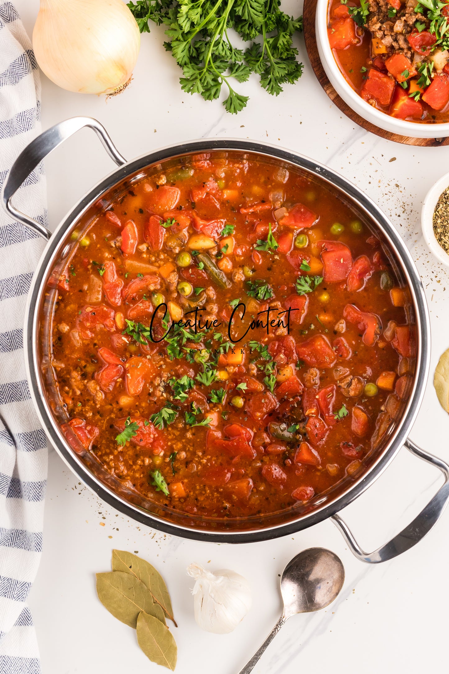 Hamburger Vegetable Soup - Set 1 of 2