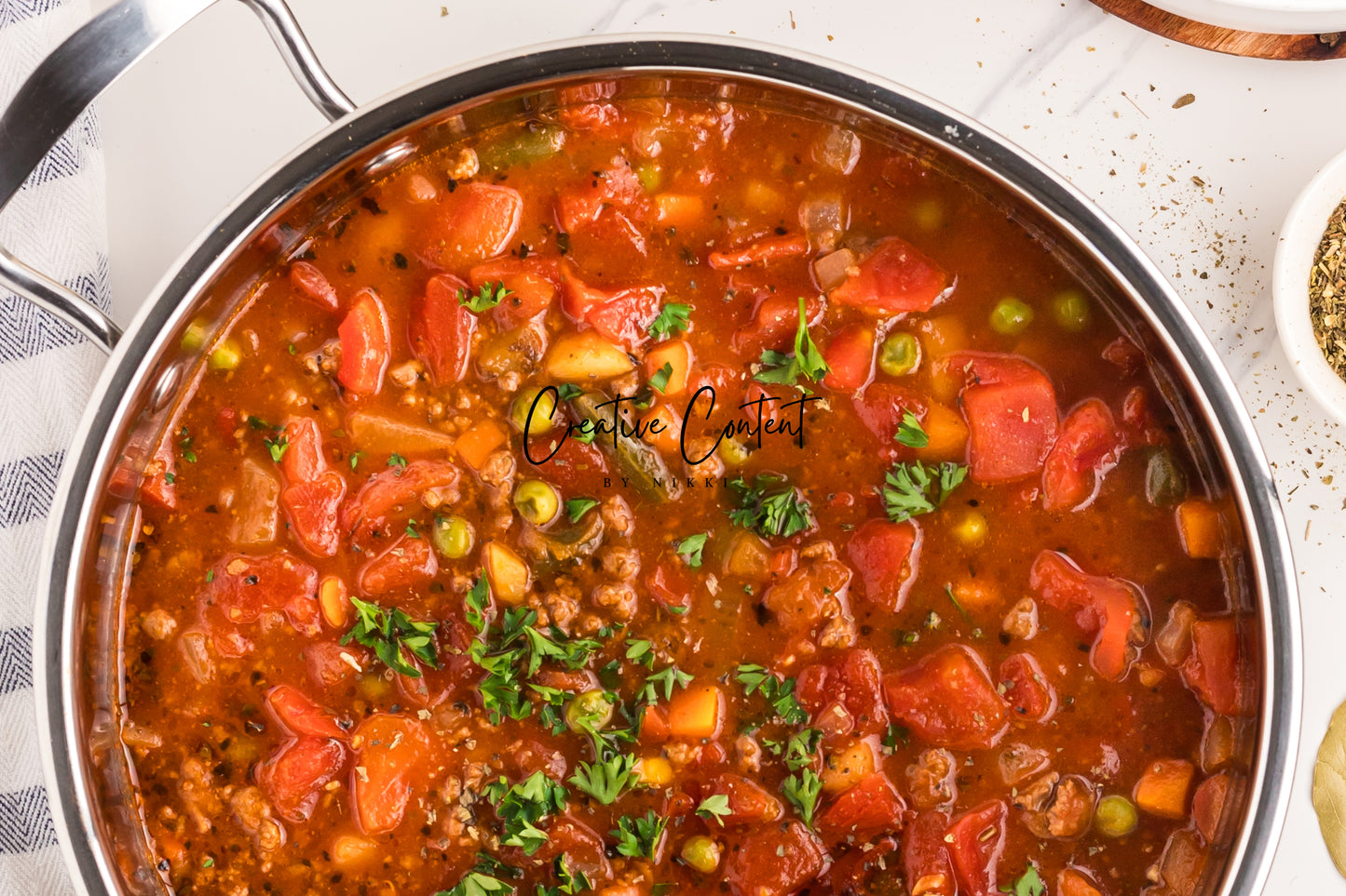 Hamburger Vegetable Soup - Set 1 of 2