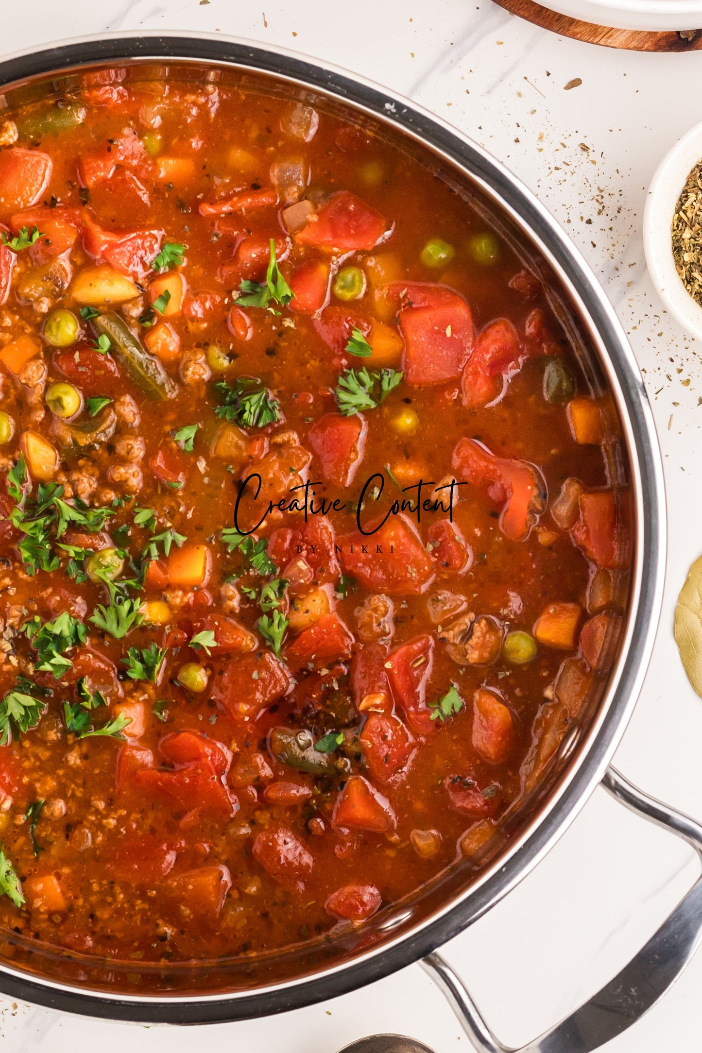 Hamburger Vegetable Soup - Set 1 of 2