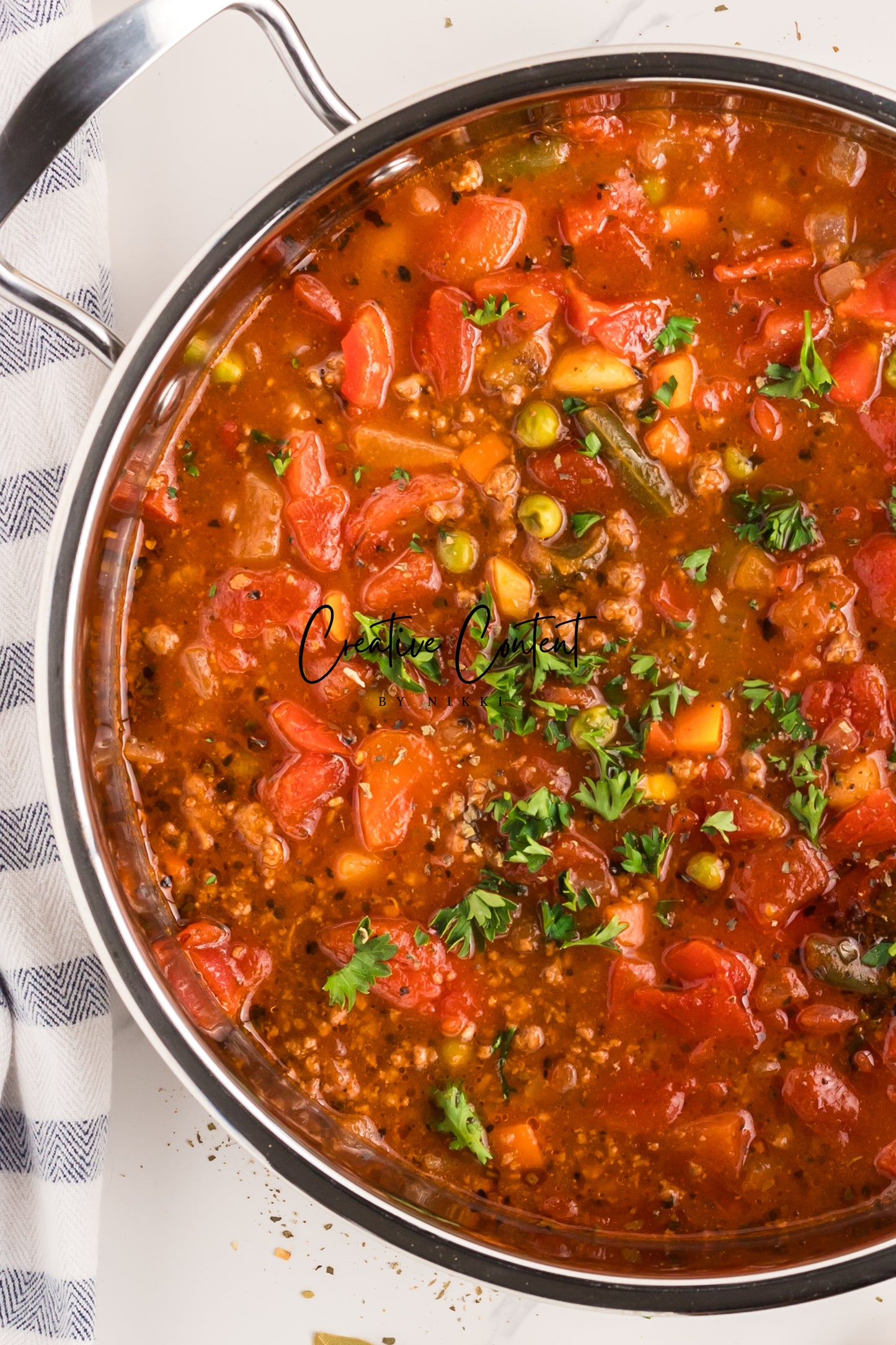 Hamburger Vegetable Soup - Set 1 of 2