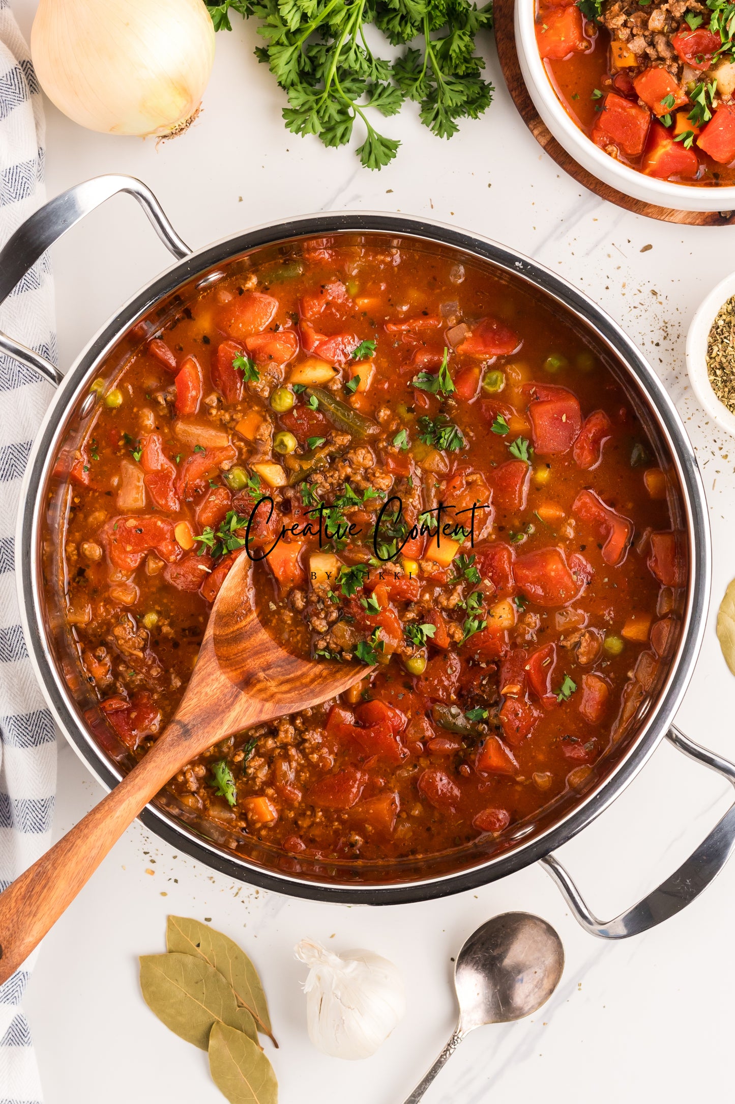 Hamburger Vegetable Soup - Set 1 of 2