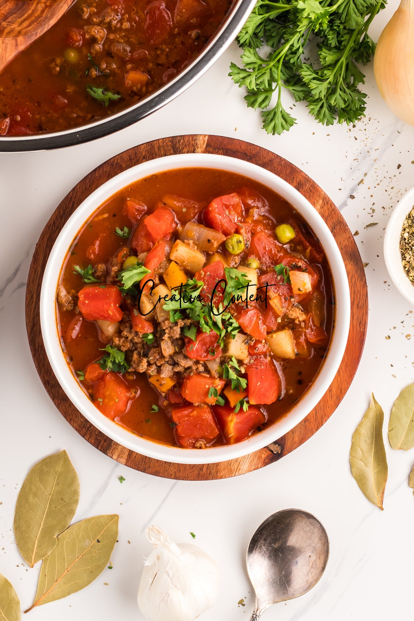 Hamburger Vegetable Soup - Set 1 of 2