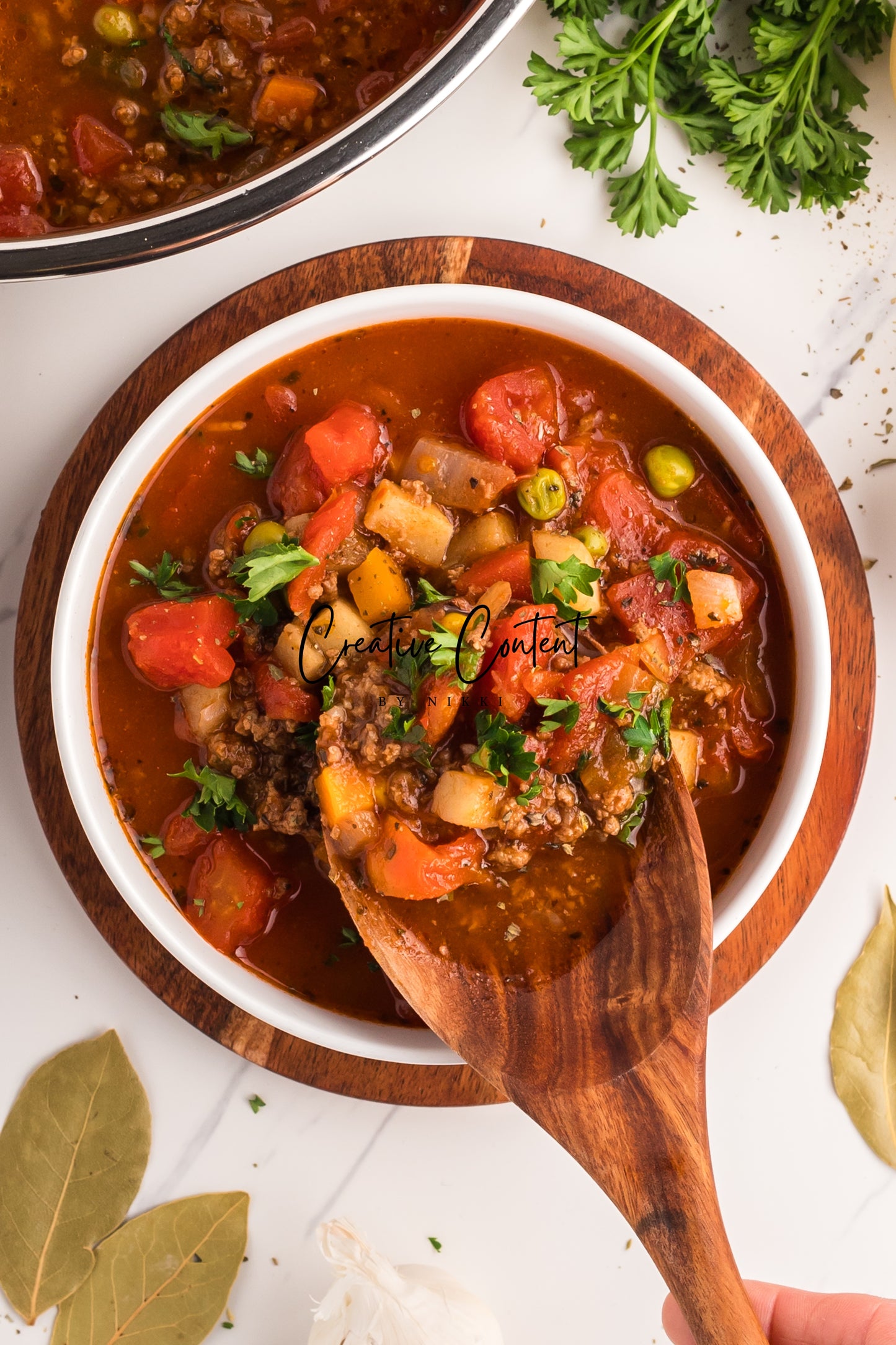 Hamburger Vegetable Soup - Set 1 of 2