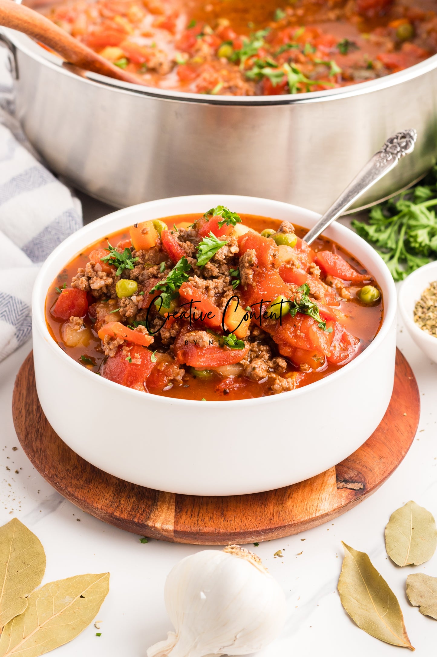 Hamburger Vegetable Soup - Set 1 of 2