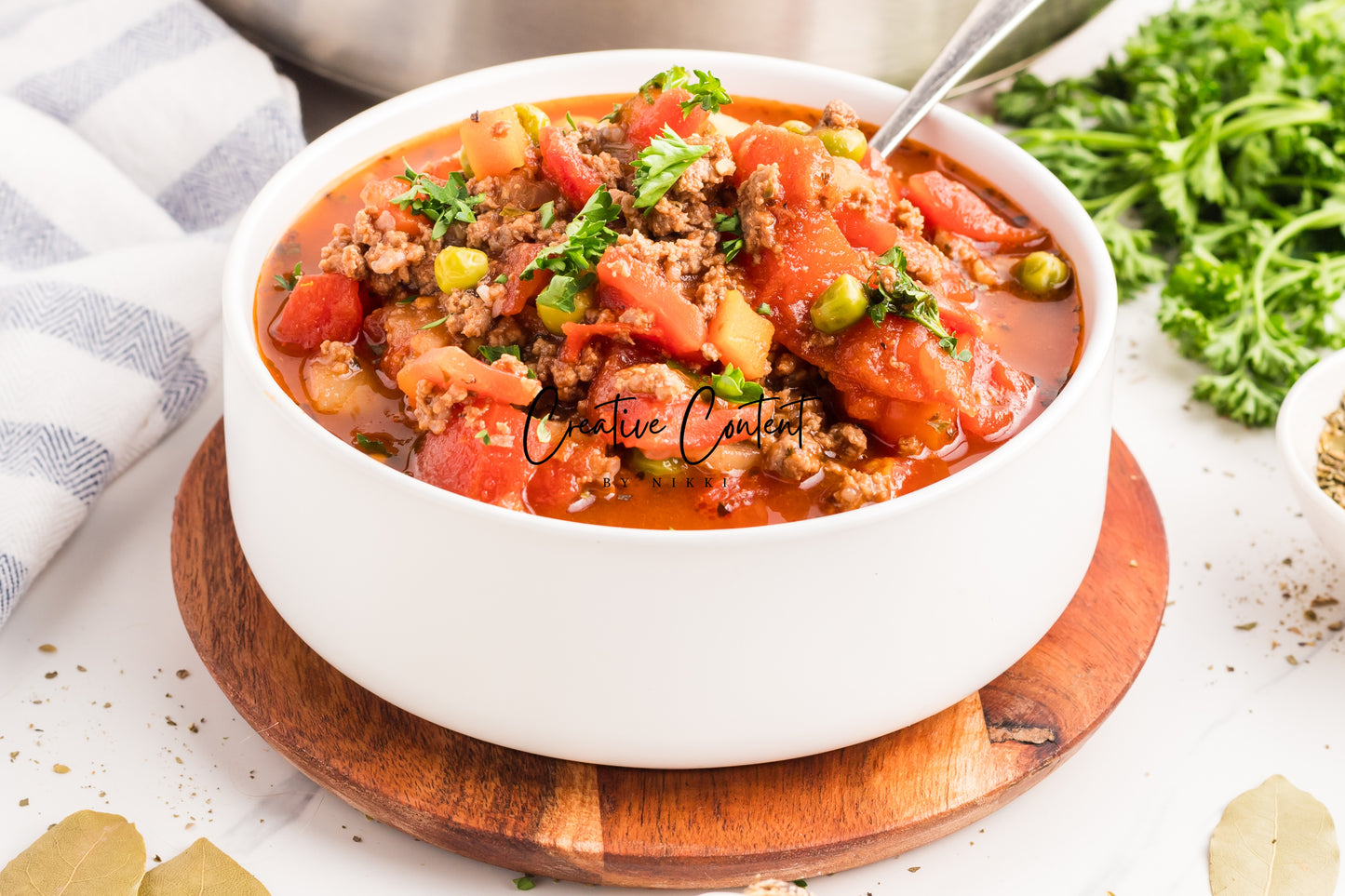 Hamburger Vegetable Soup - Set 1 of 2