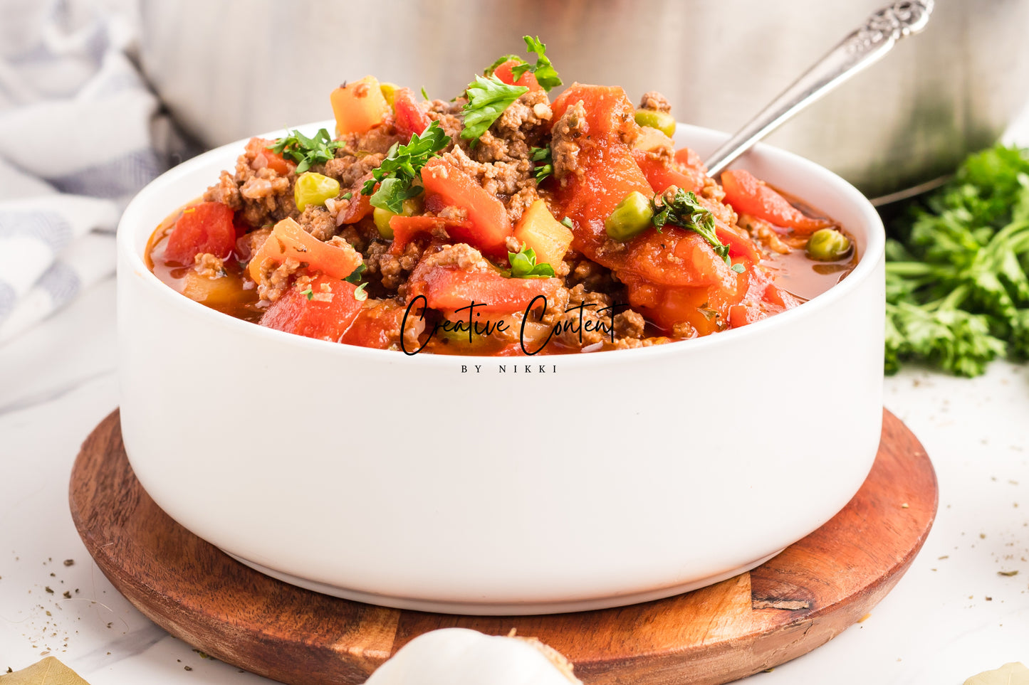 Hamburger Vegetable Soup - Set 1 of 2
