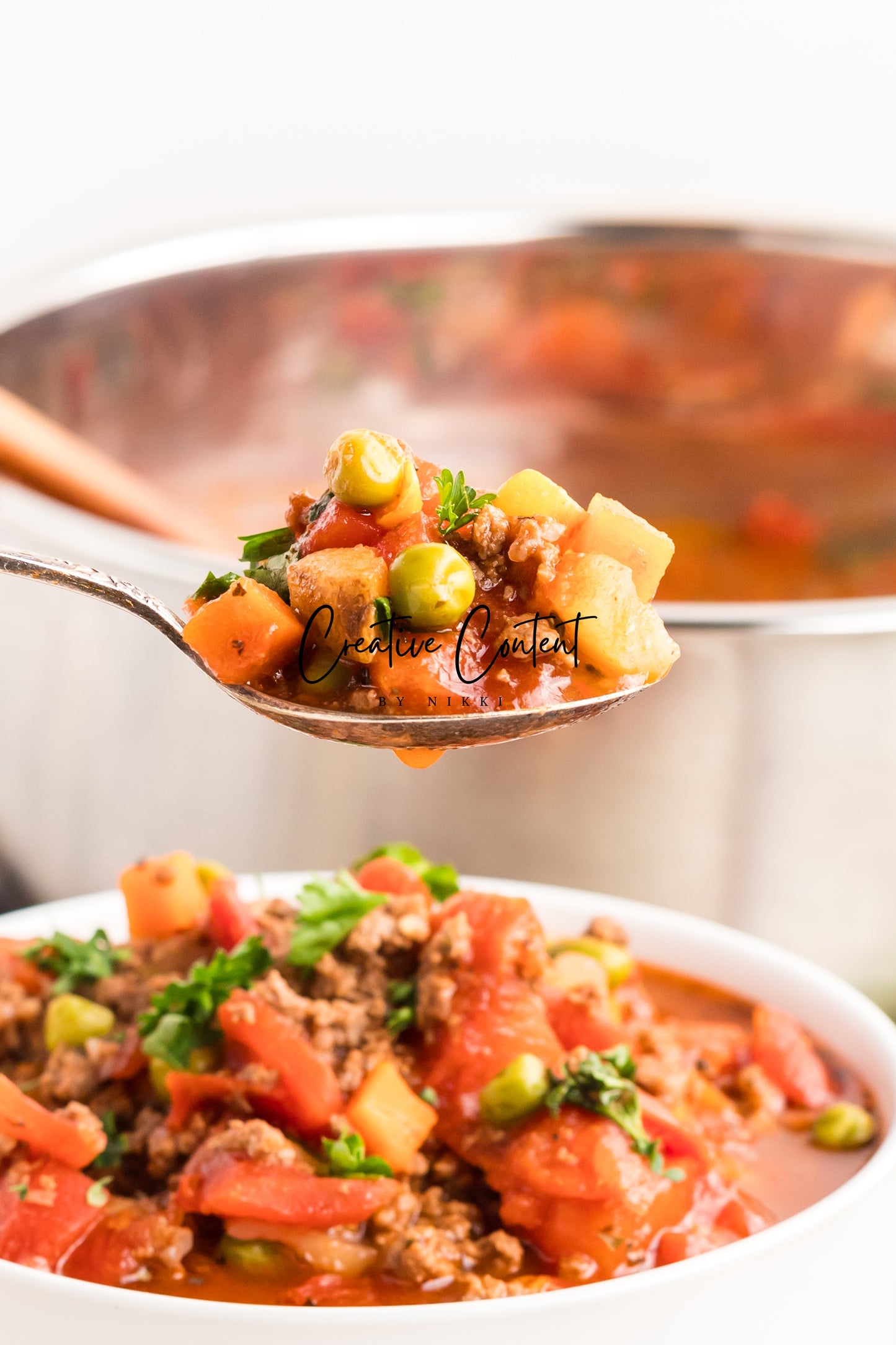 Hamburger Vegetable Soup - Set 1 of 2