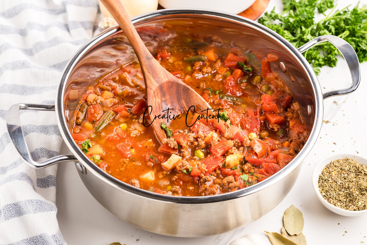 Hamburger Vegetable Soup - Set 1 of 2