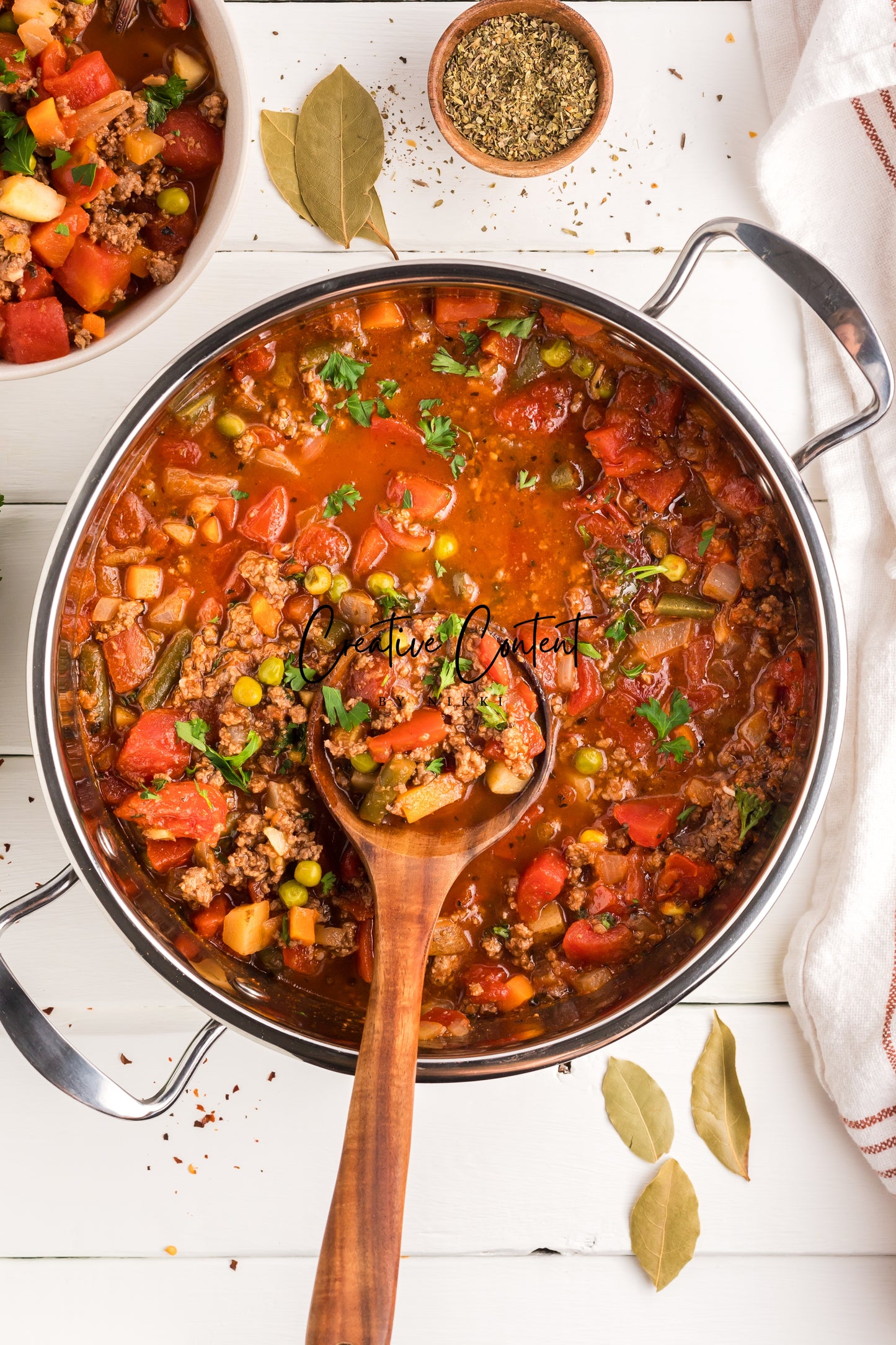 Hamburger Vegetable Soup - Set 2 of 2
