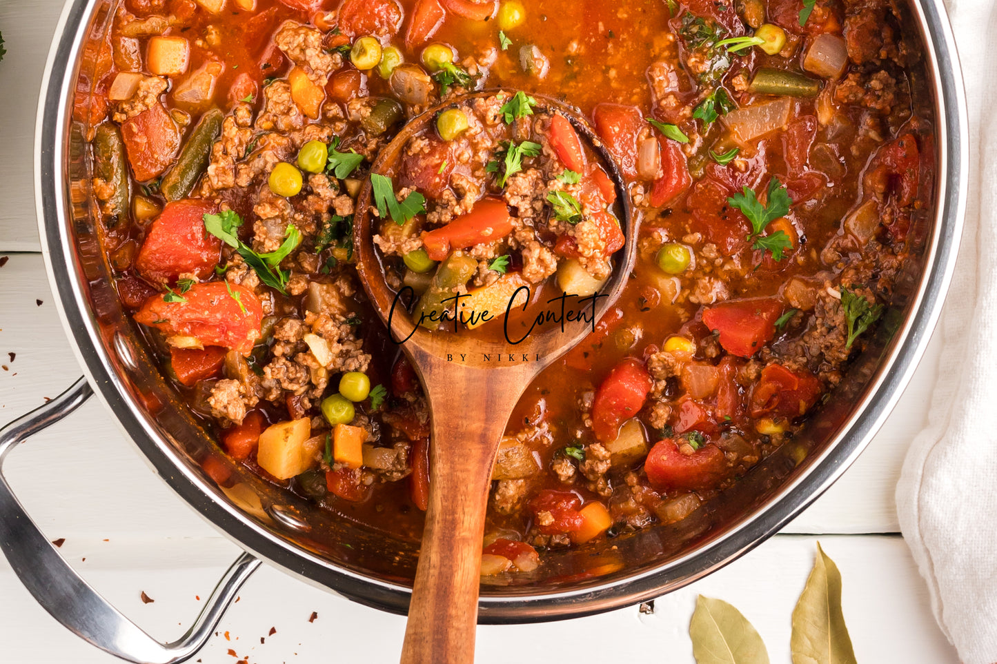 Hamburger Vegetable Soup - Set 2 of 2