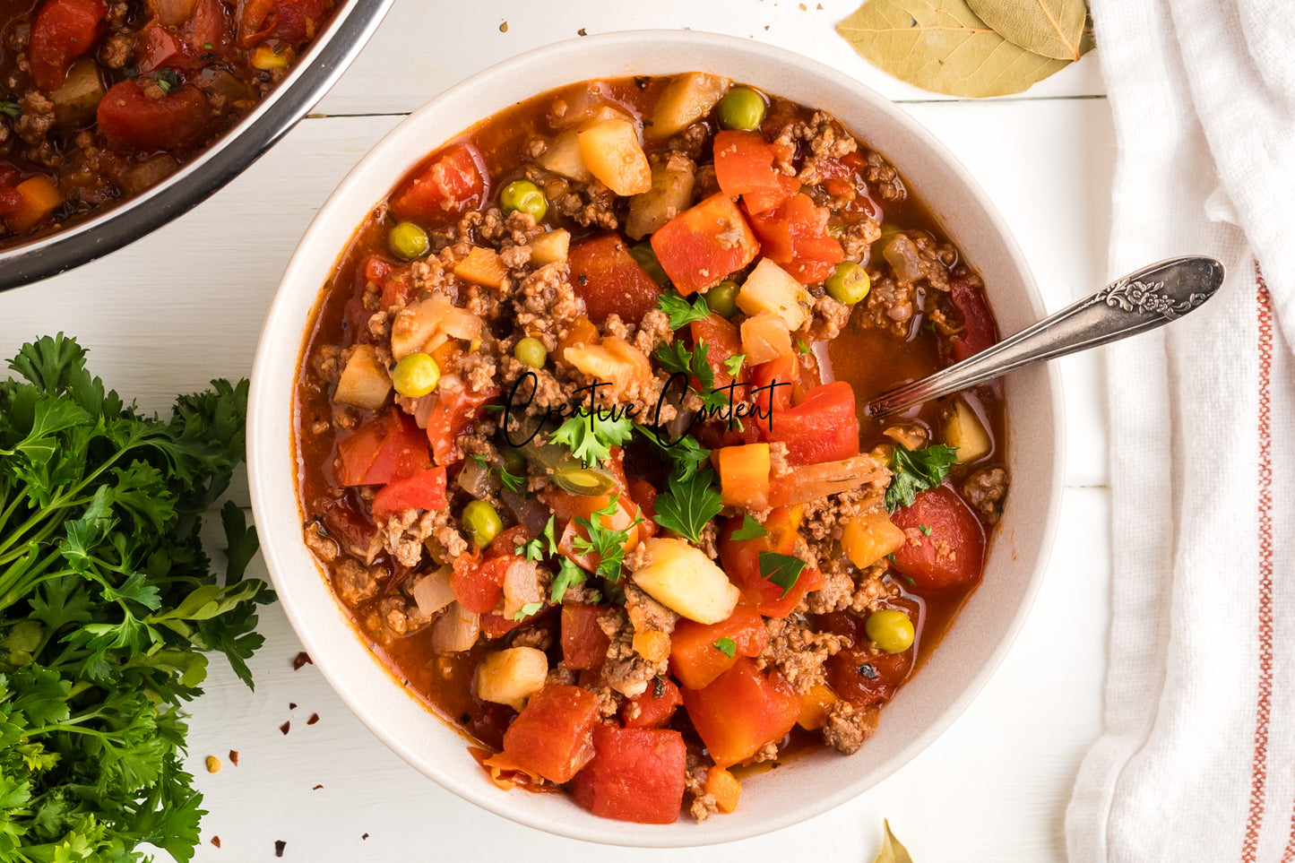 Hamburger Vegetable Soup - Set 2 of 2