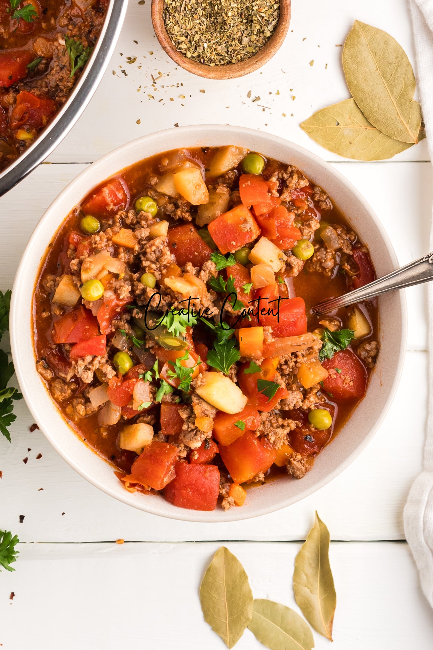 Hamburger Vegetable Soup - Set 2 of 2