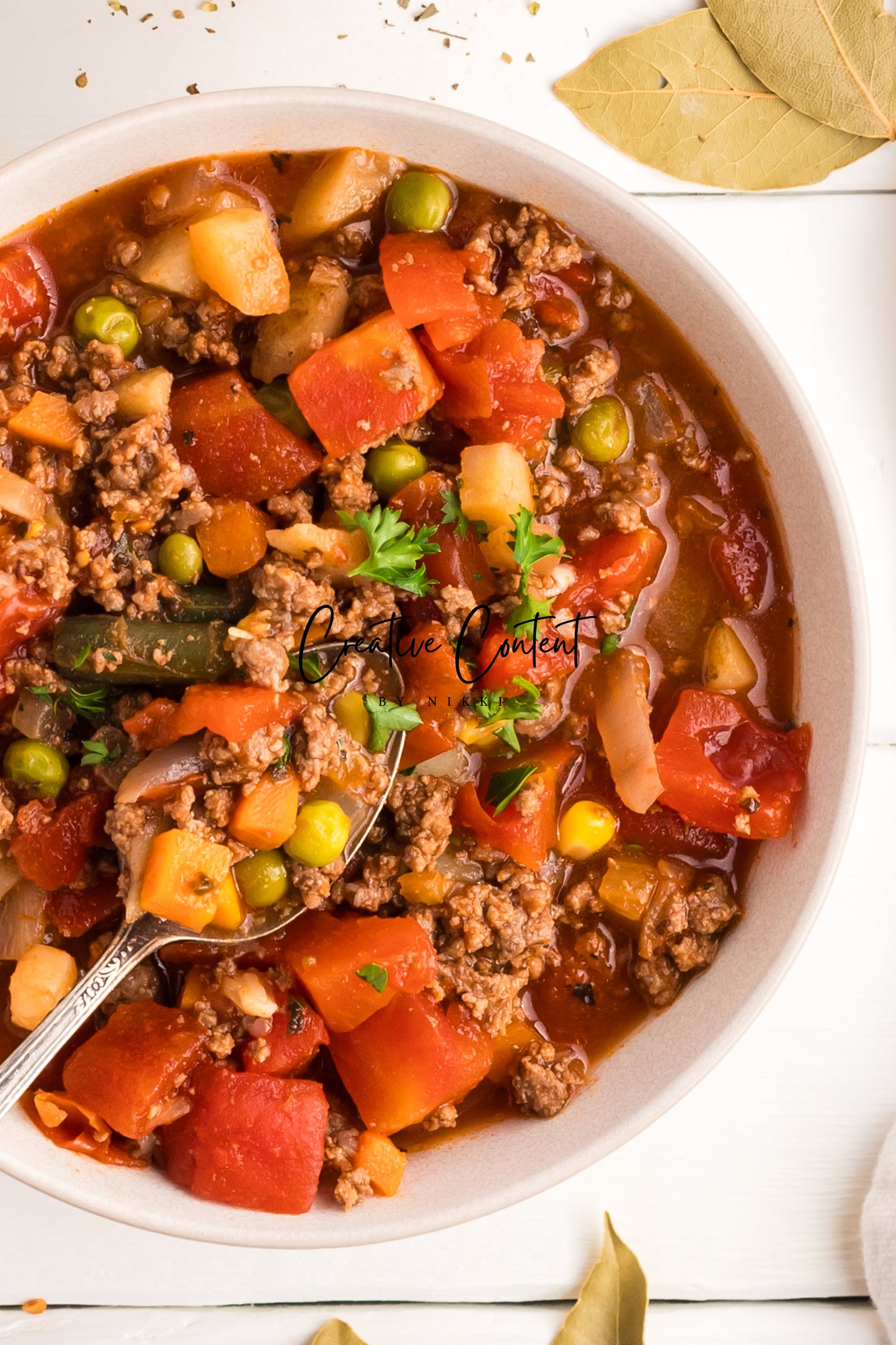 Hamburger Vegetable Soup - Set 2 of 2
