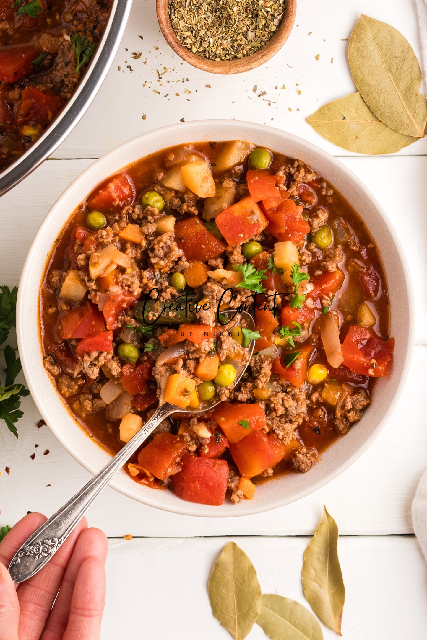 Hamburger Vegetable Soup - Set 2 of 2
