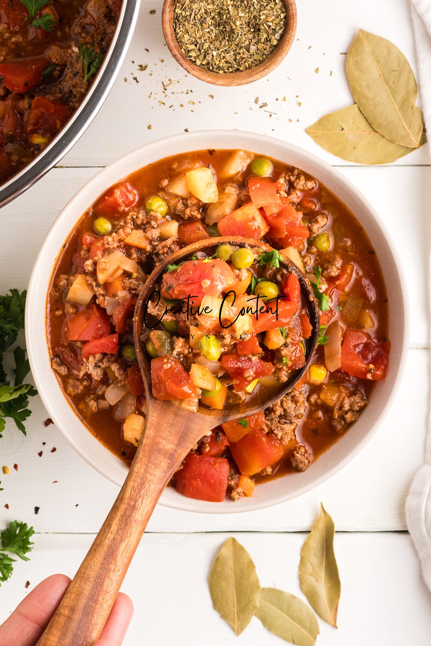 Hamburger Vegetable Soup - Set 2 of 2