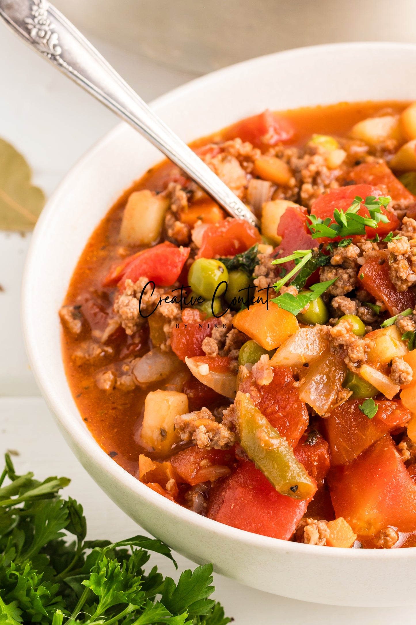 Hamburger Vegetable Soup - Set 2 of 2