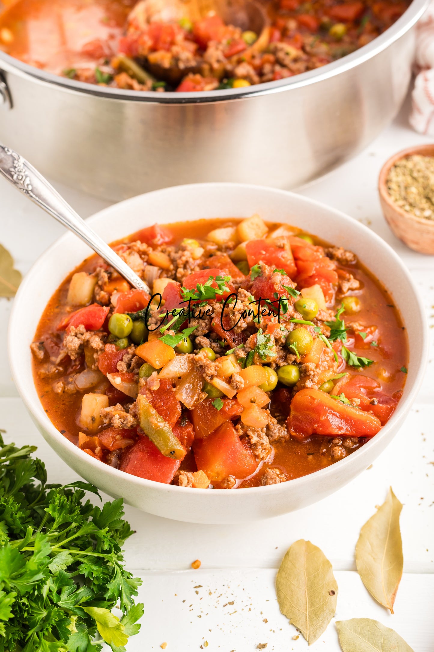 Hamburger Vegetable Soup - Set 2 of 2