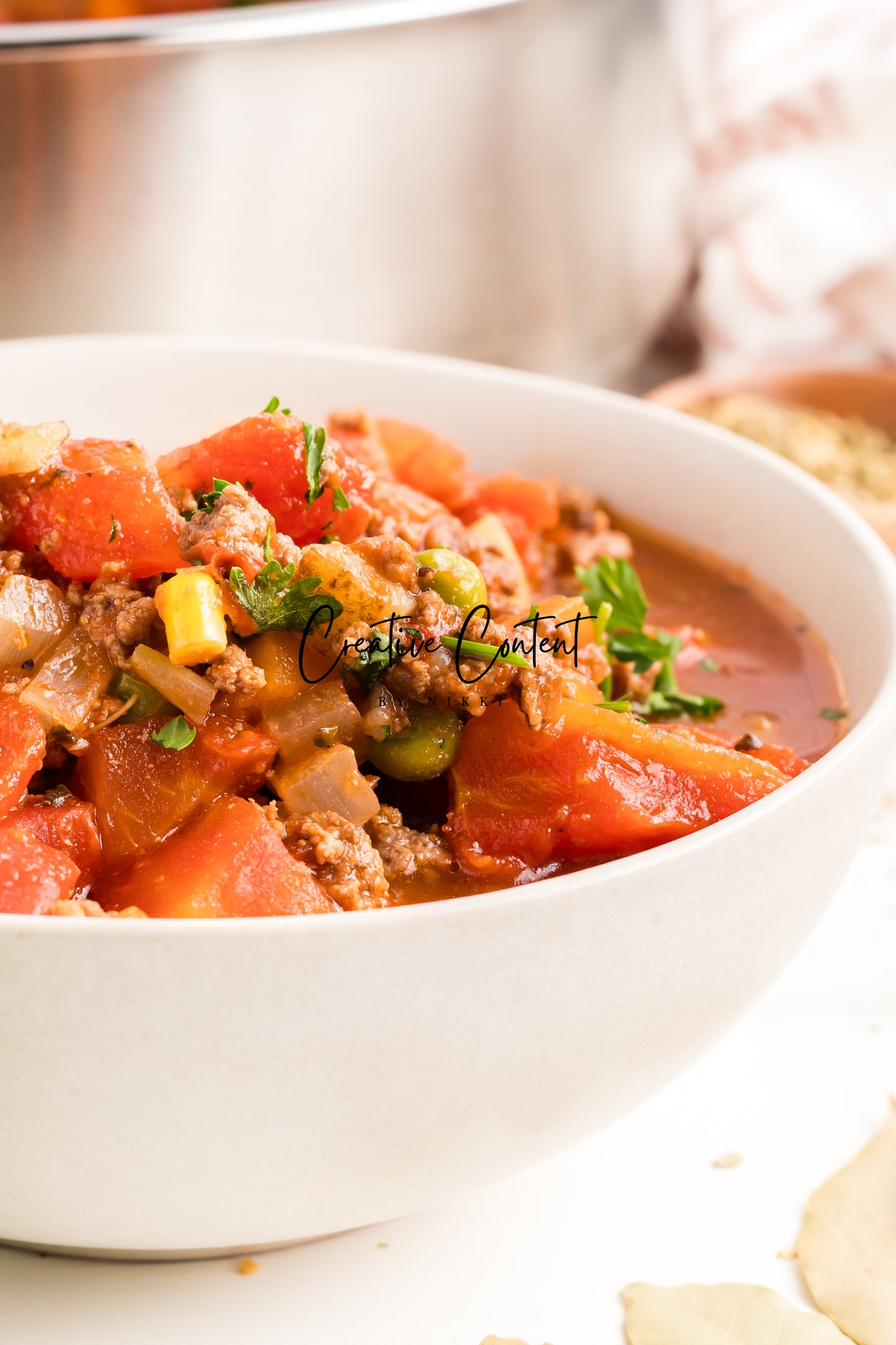 Hamburger Vegetable Soup - Set 2 of 2