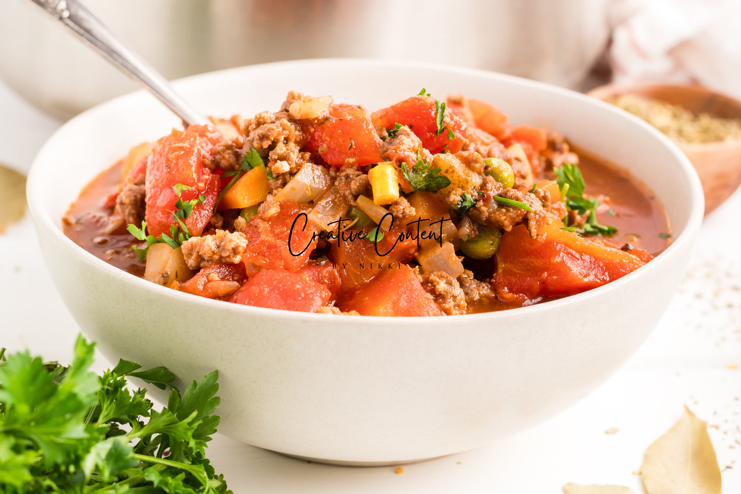 Hamburger Vegetable Soup - Set 2 of 2