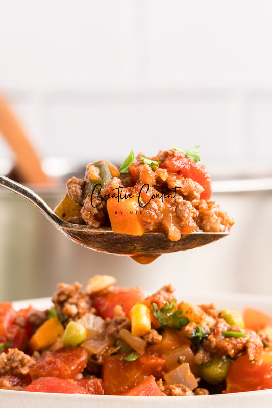 Hamburger Vegetable Soup - Set 2 of 2