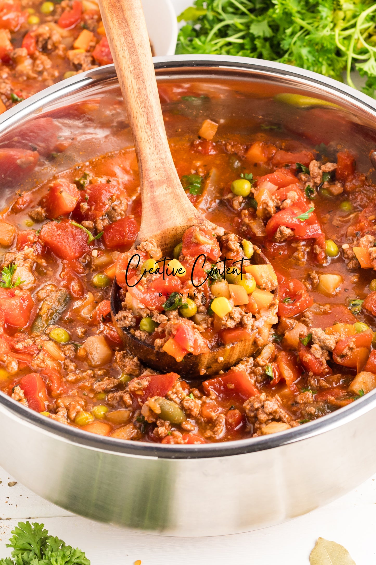 Hamburger Vegetable Soup - Set 2 of 2