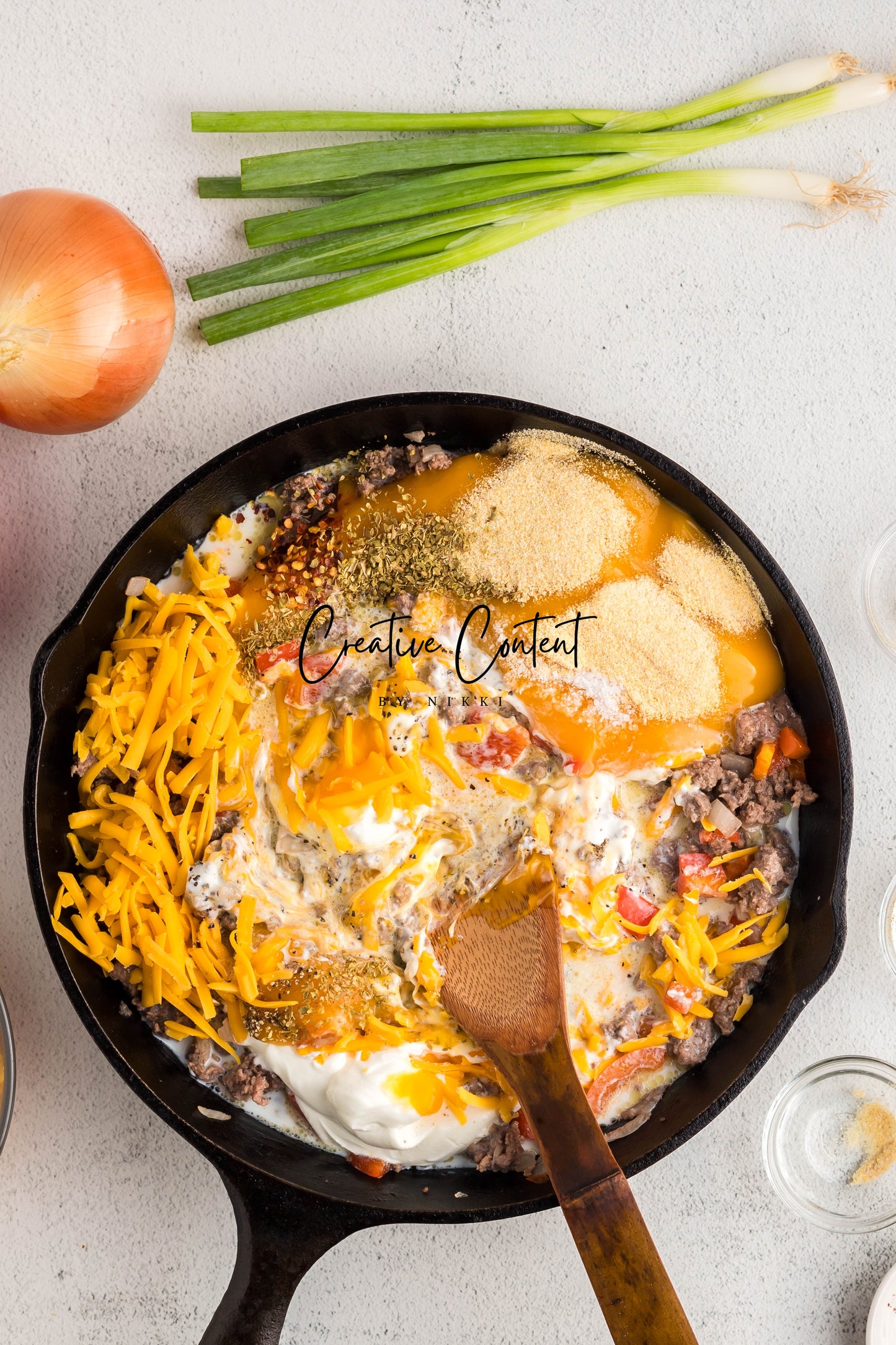 Hamburger and Hashbrown Potato Casserole - Exclusive