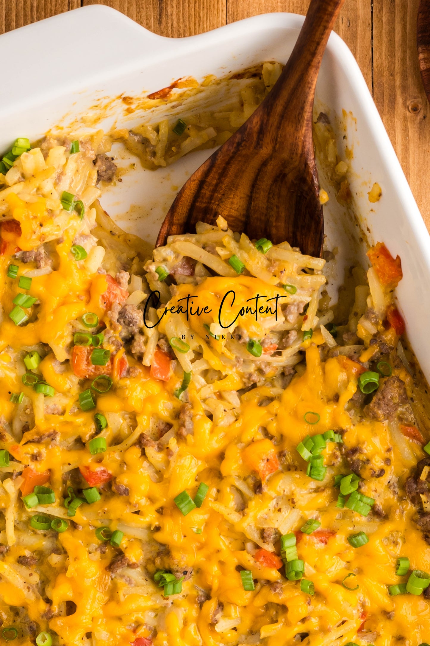 Hamburger and Hashbrown Potato Casserole - Exclusive
